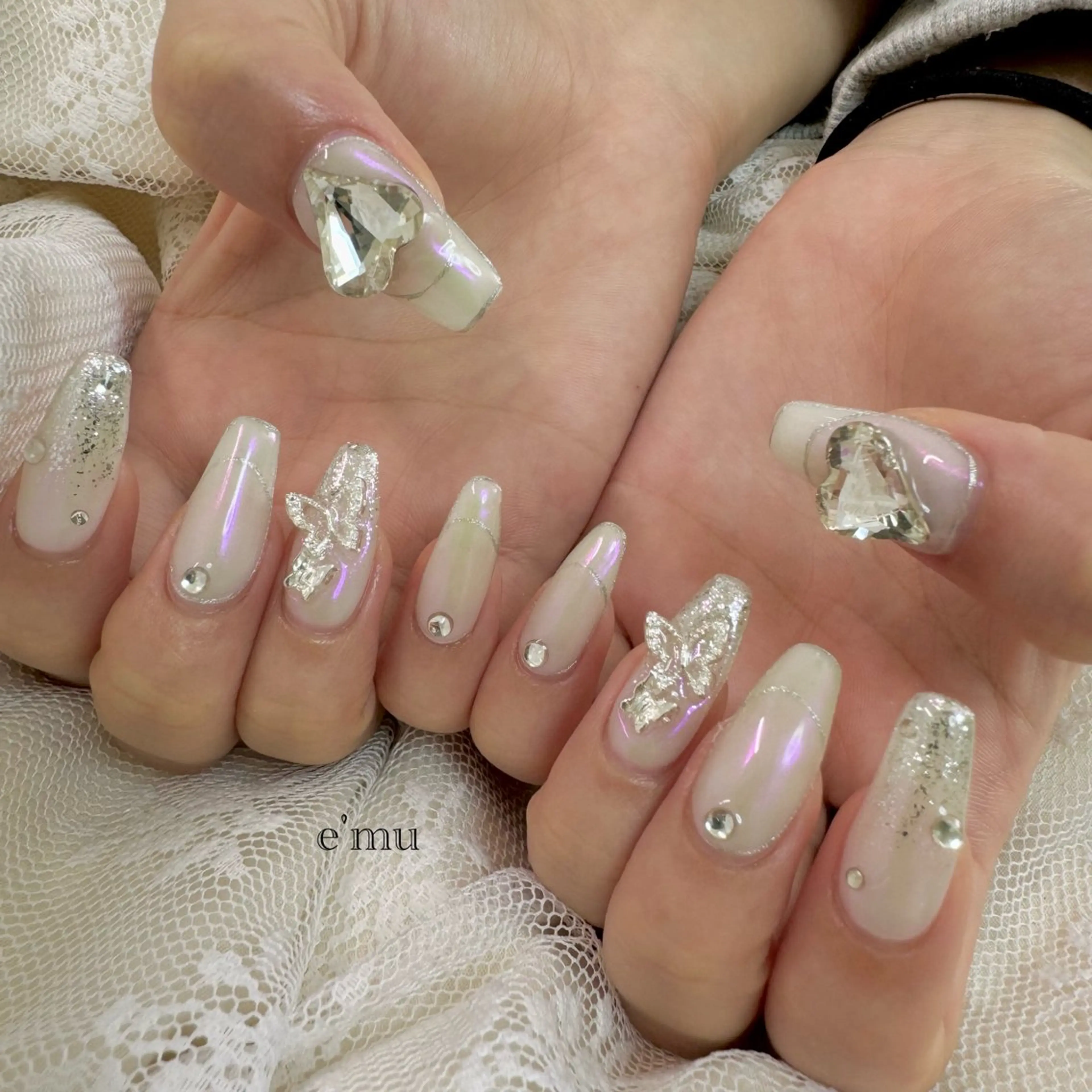 ネイル ワンホンネイル ハンドネイル nail salon e'mu💐のネイルデザイン