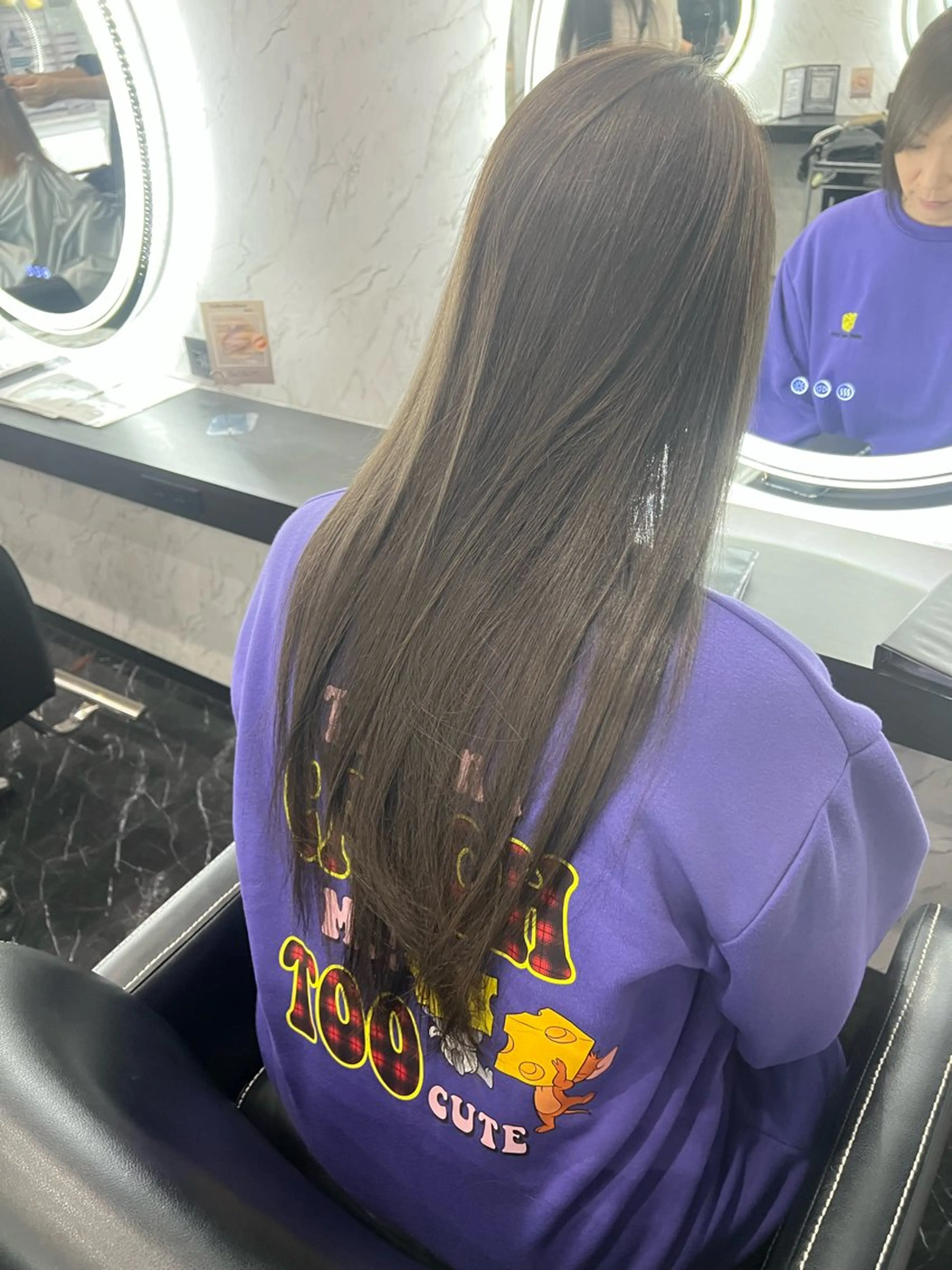 ロング 山北 優姫のヘアスタイル