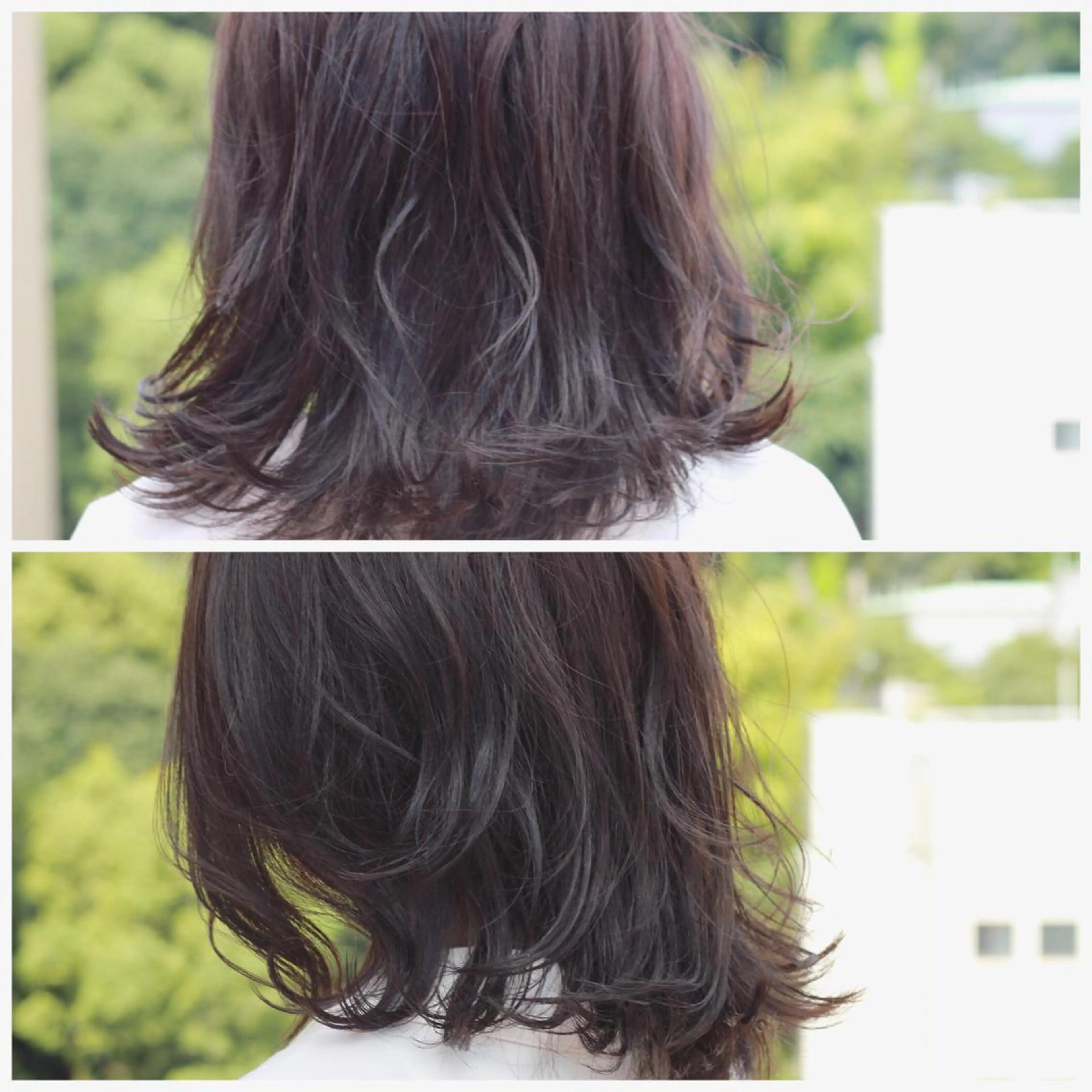 ミディアム カラー グレージュ ヘアカラー Viage （ビアージュ）のヘアスタイル