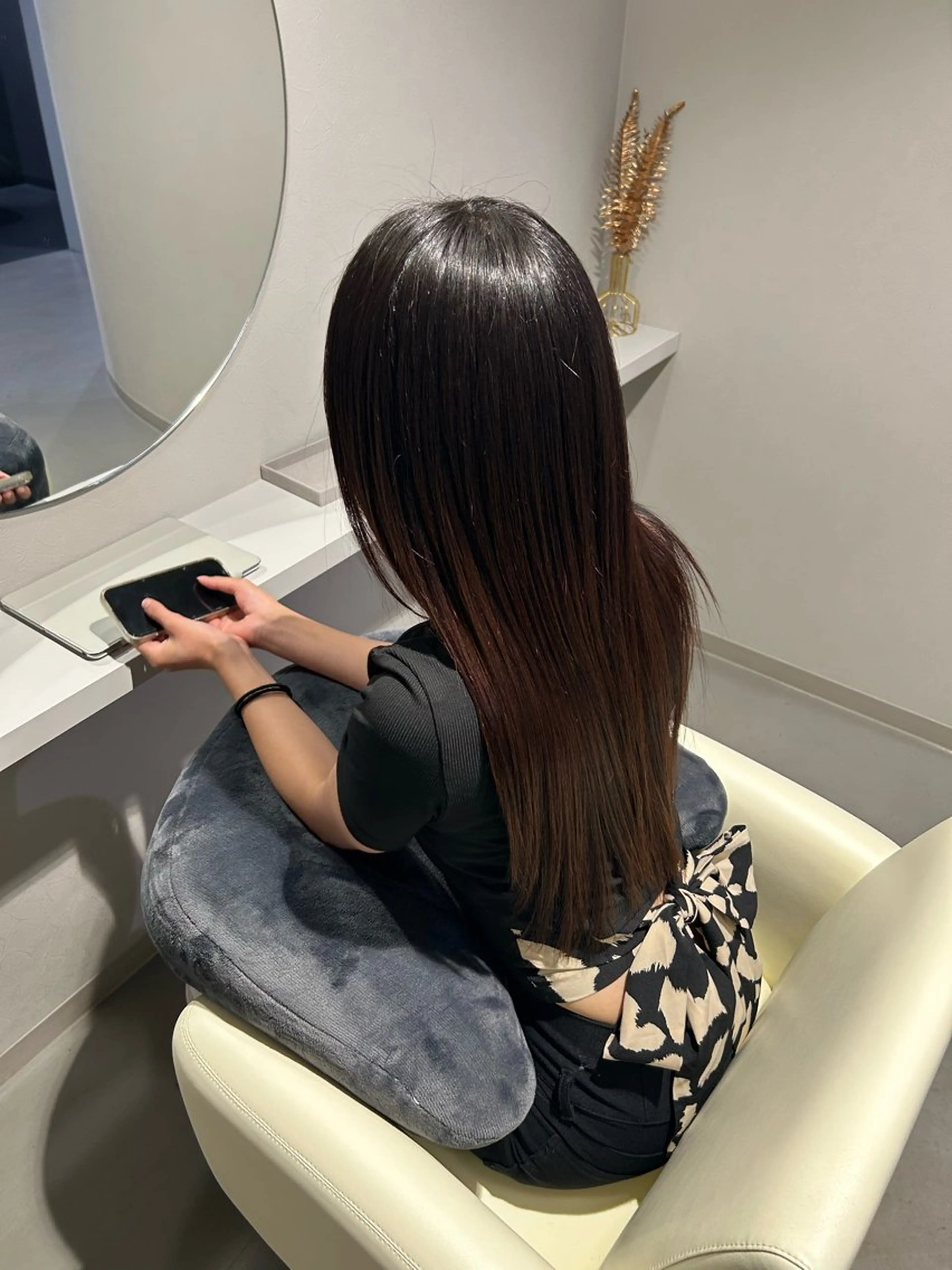 ロング くせ毛 縮毛矯正 ヘッドスパ RELACE 千葉 恋華🎀のヘアスタイル