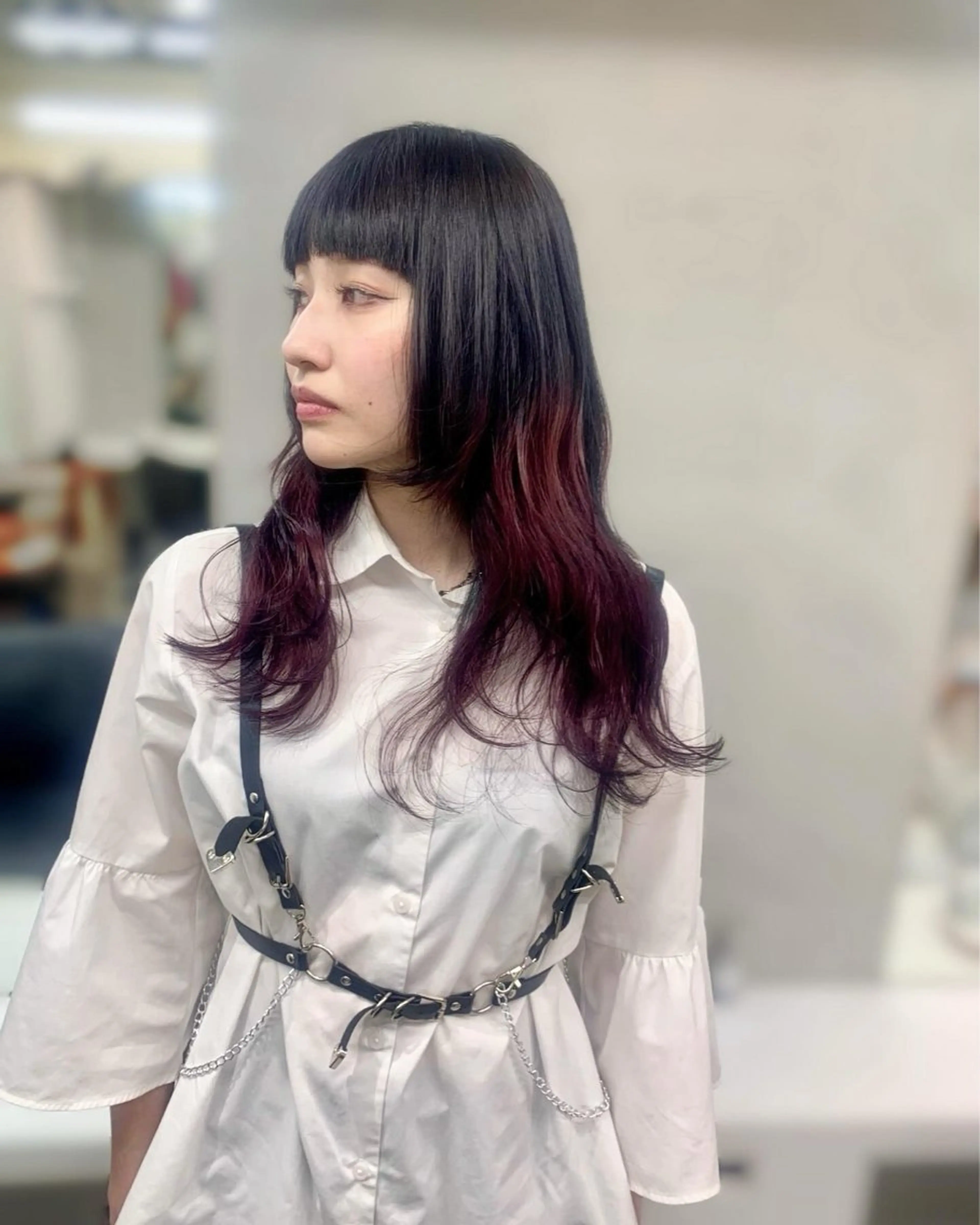 ミディアム カラー ヘアアレンジ ヘアカラー トリートメント 個性爆弾💣 ダブルカラー/ゆかのヘアスタイル