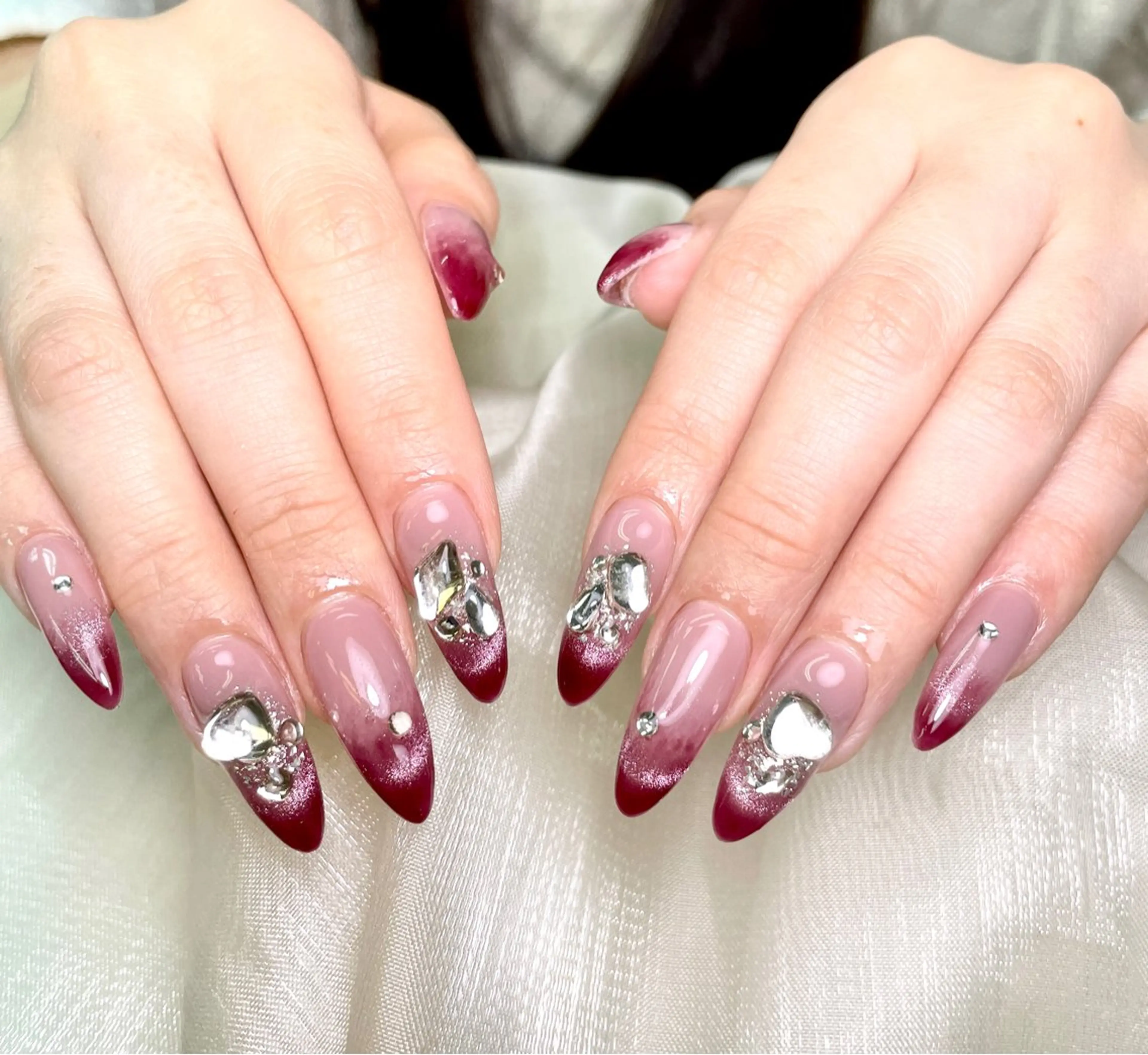 【自爪】持ち込みor店内定額ガーリーネイル¥7980の写真