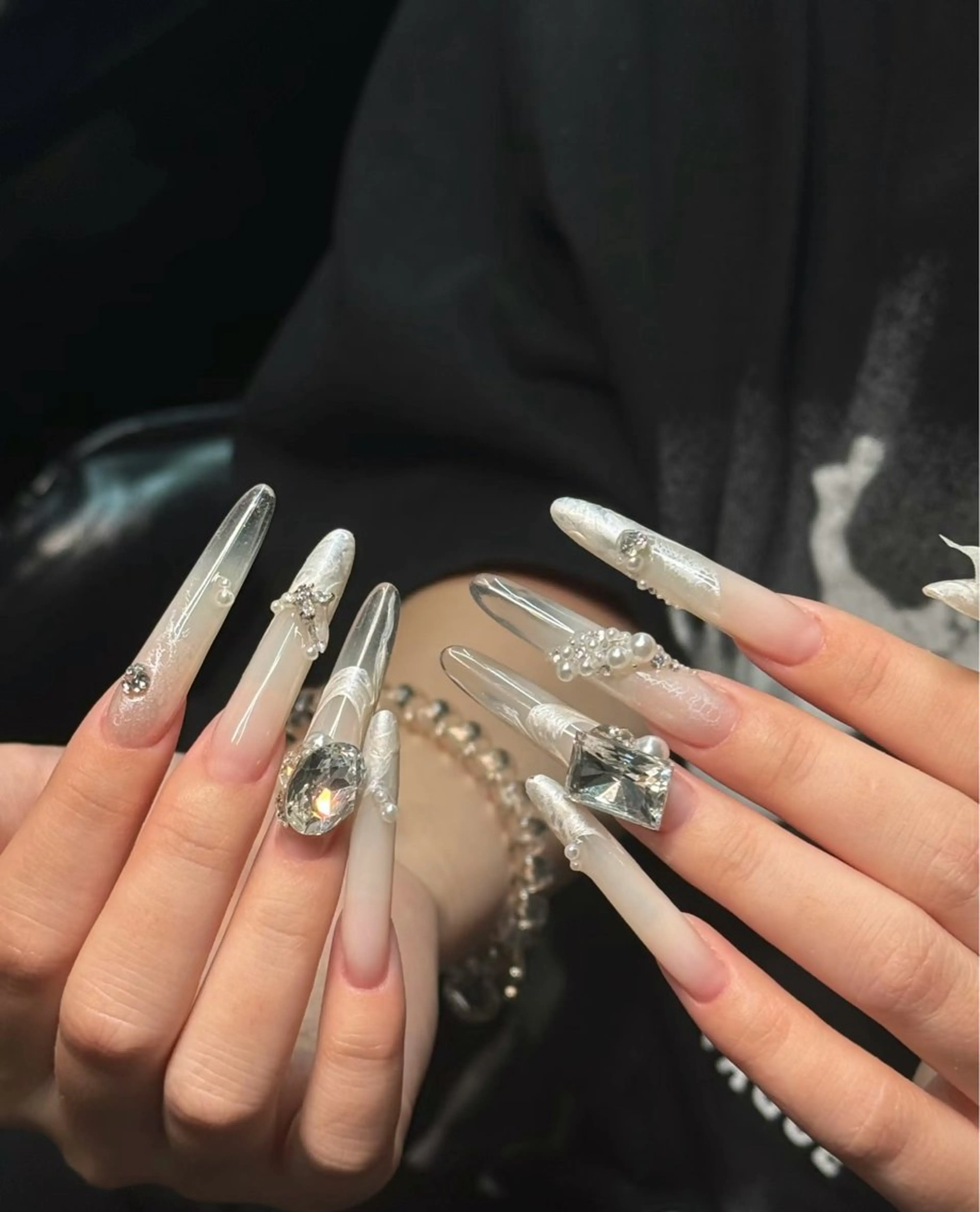 ネイル アートネイル フレンチネイル マグネットネイル ミラーネイル オフィスネイル ハンドネイル Blossom nail【ブラソンネイル】所属・Blossom nail_Yuniのネイルデザイン