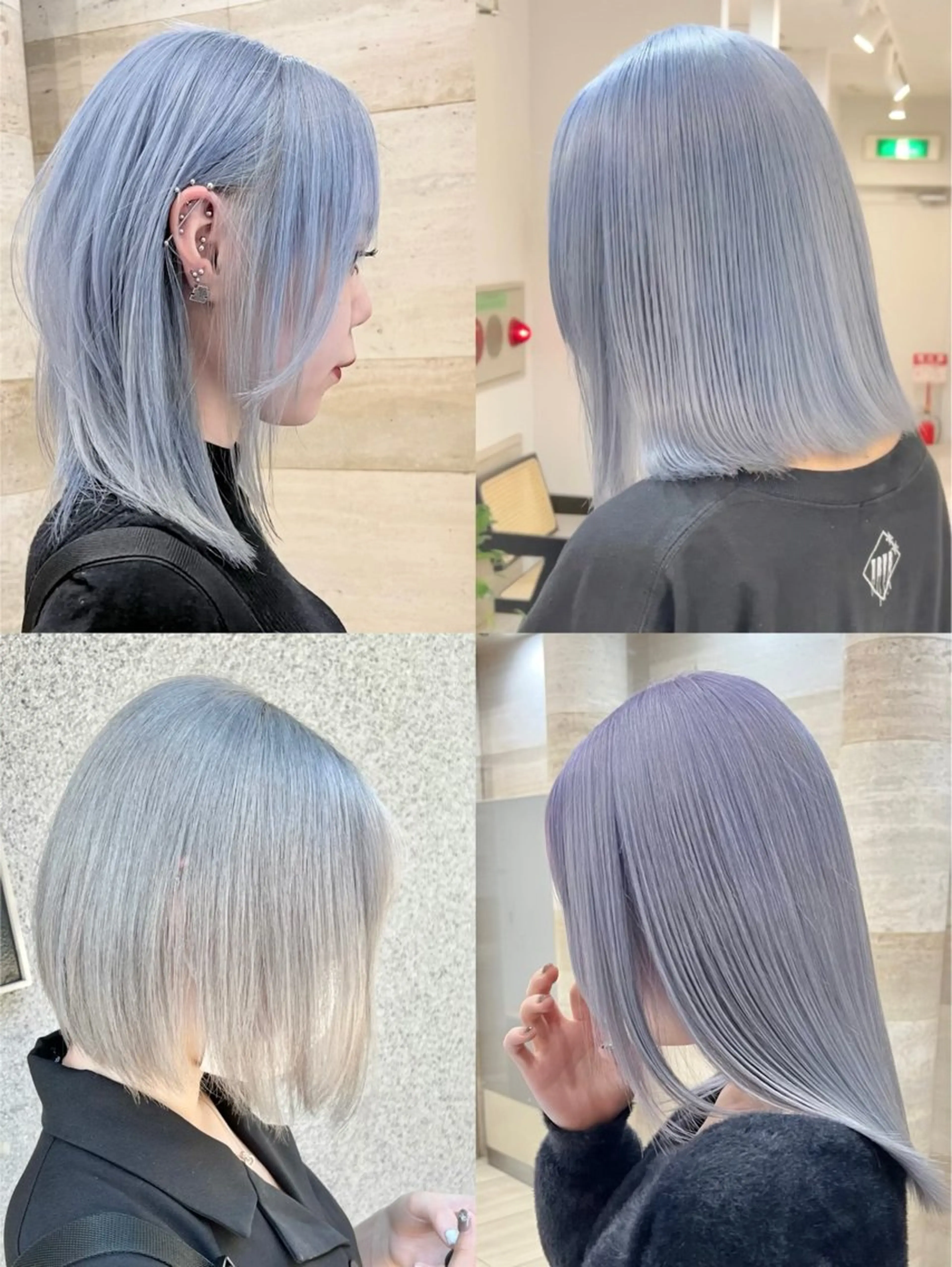 カラー ヘアカラー トリートメント Via  京都烏丸所属・ハイトーン/髪質改善 /レイヤー/りなのヘアスタイル