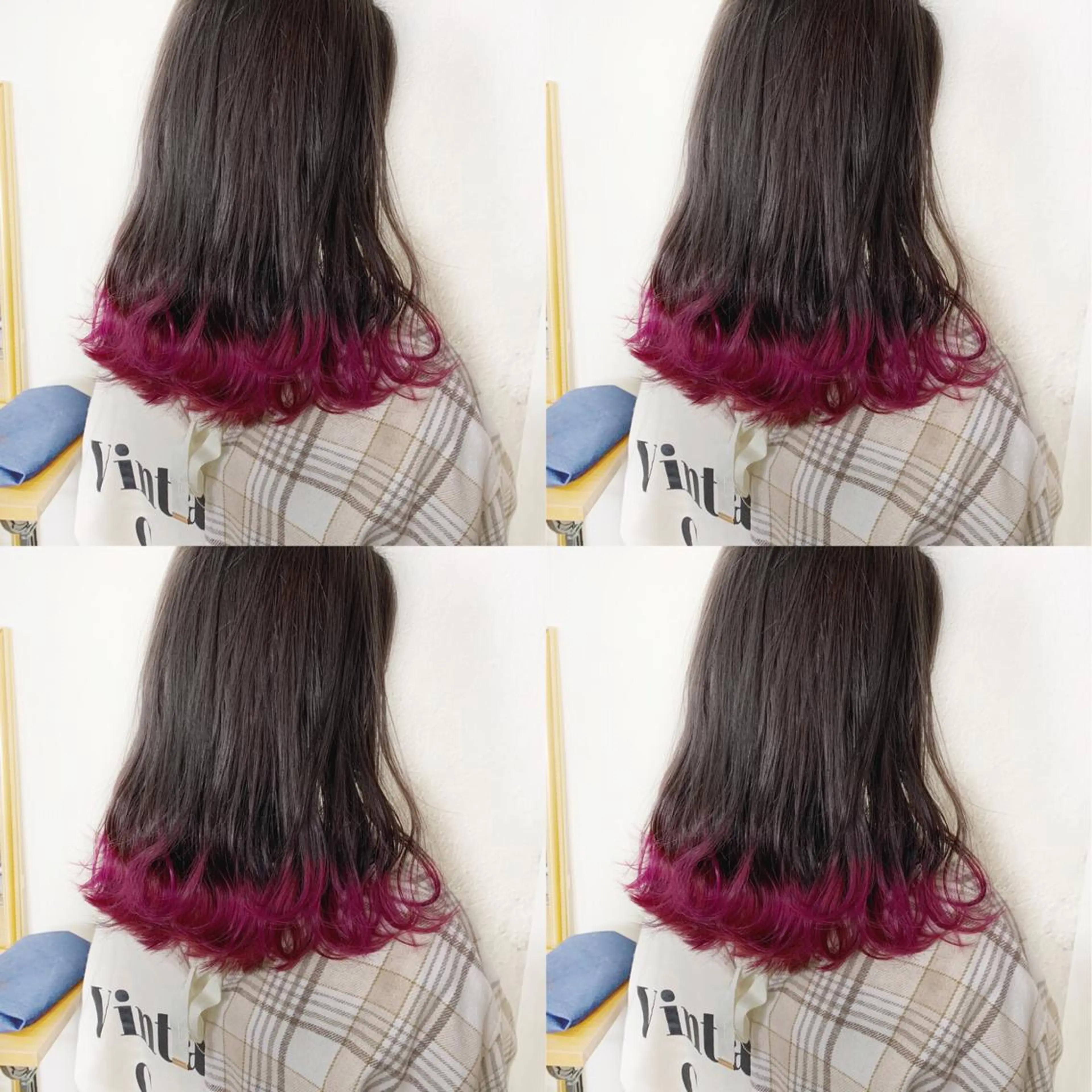 カラー カシス デザインカラー バイオレットカラー トリートメント /カラー/NAOKIのヘアスタイル