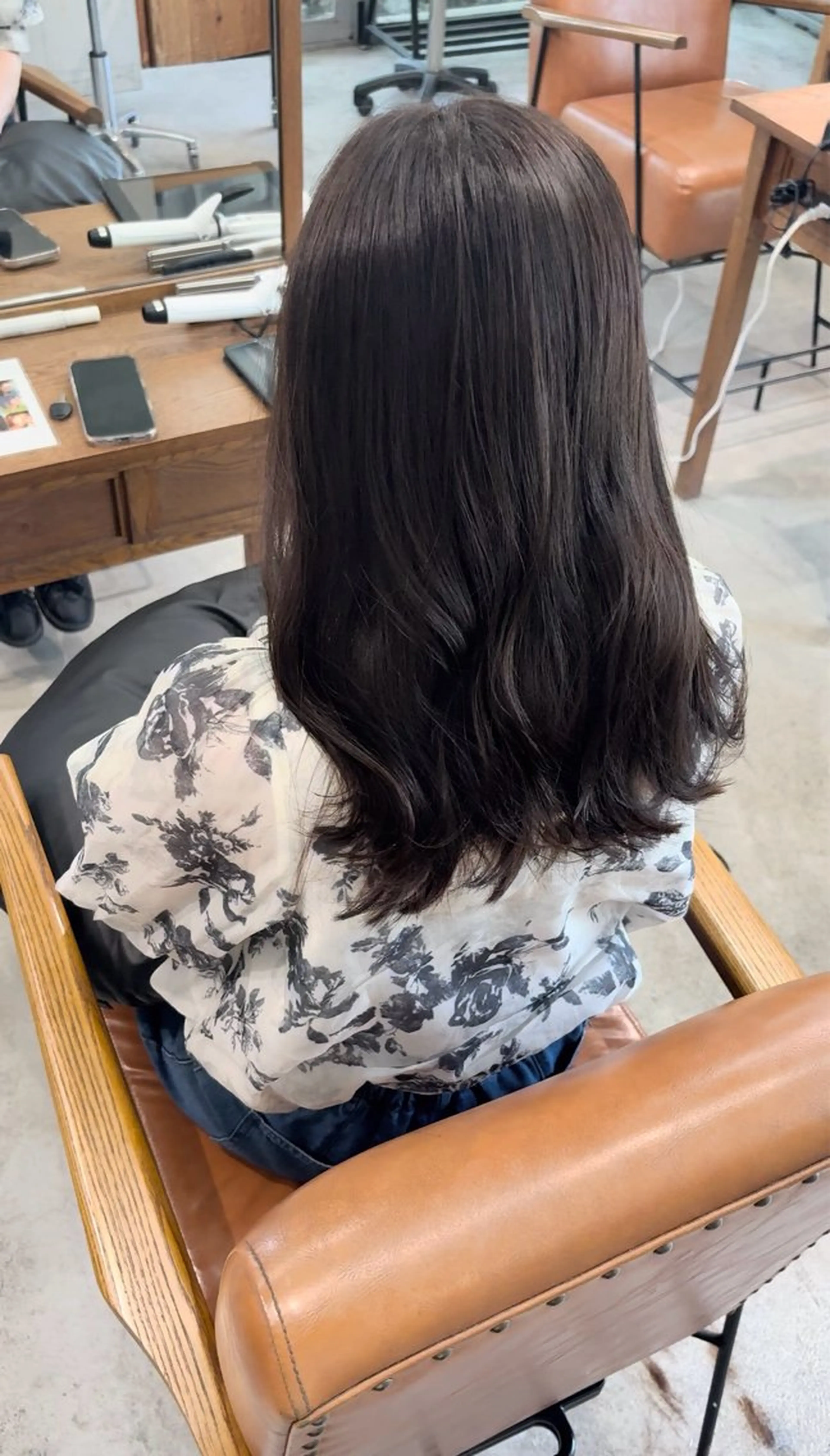 セミロング カット ヘアカラー トリートメント Nicoru*所属・SONO 【一宮】のヘアスタイル