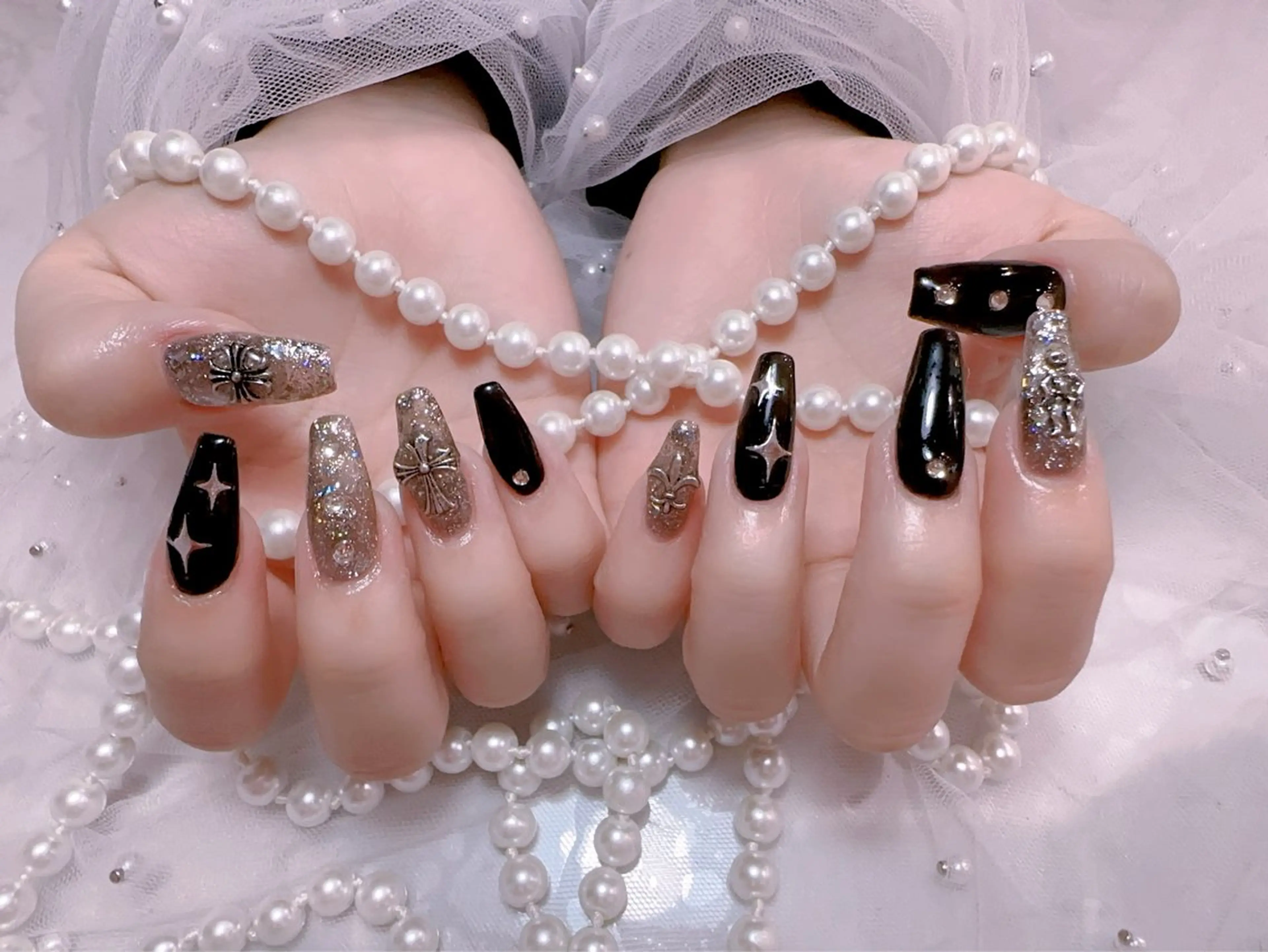 ネイル 長さ出し ネイルチップ You&Me Miyuのネイルデザイン