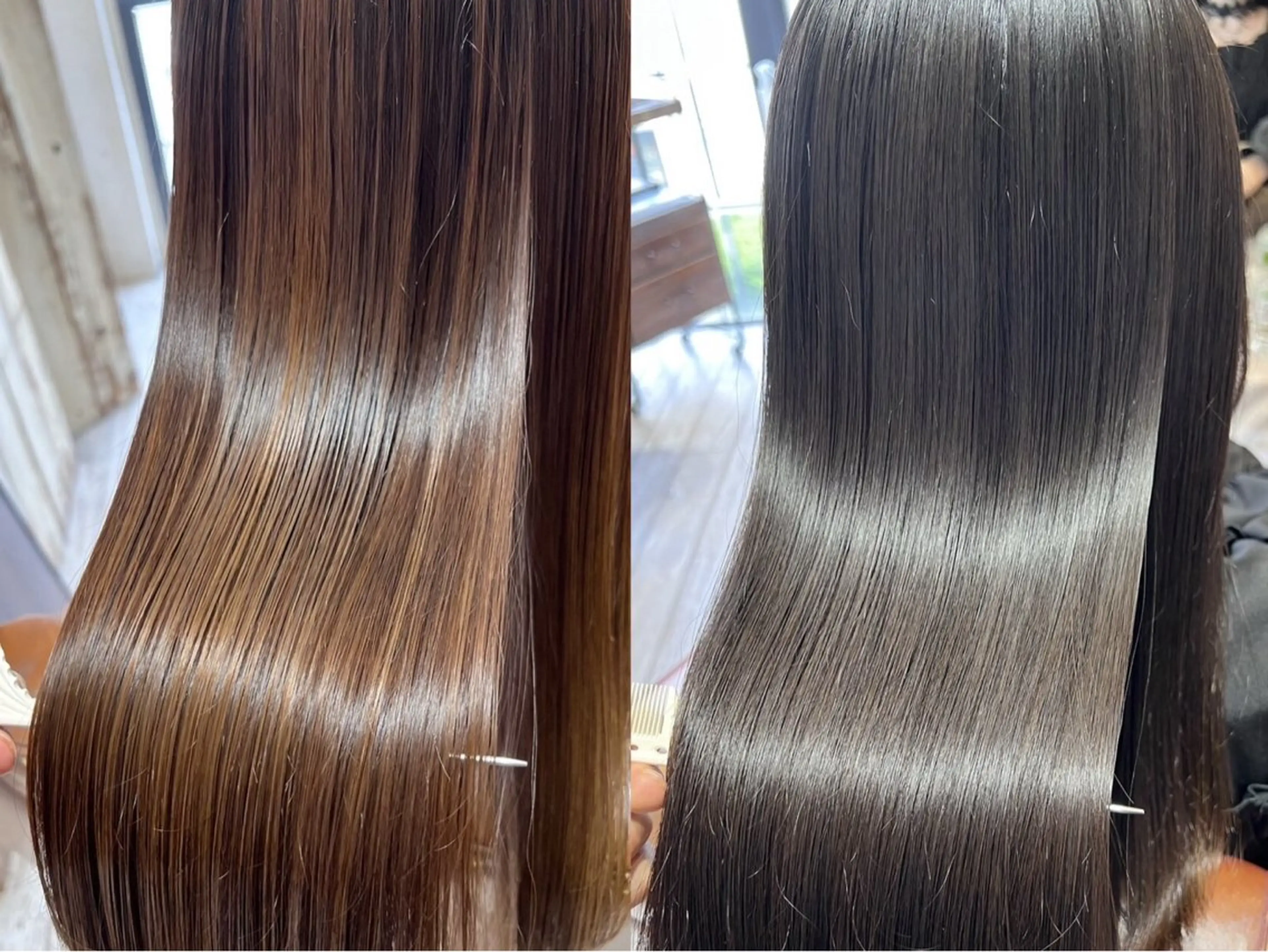 🌿‬カット+うるツヤ縮毛矯正+補修トリートメントの写真