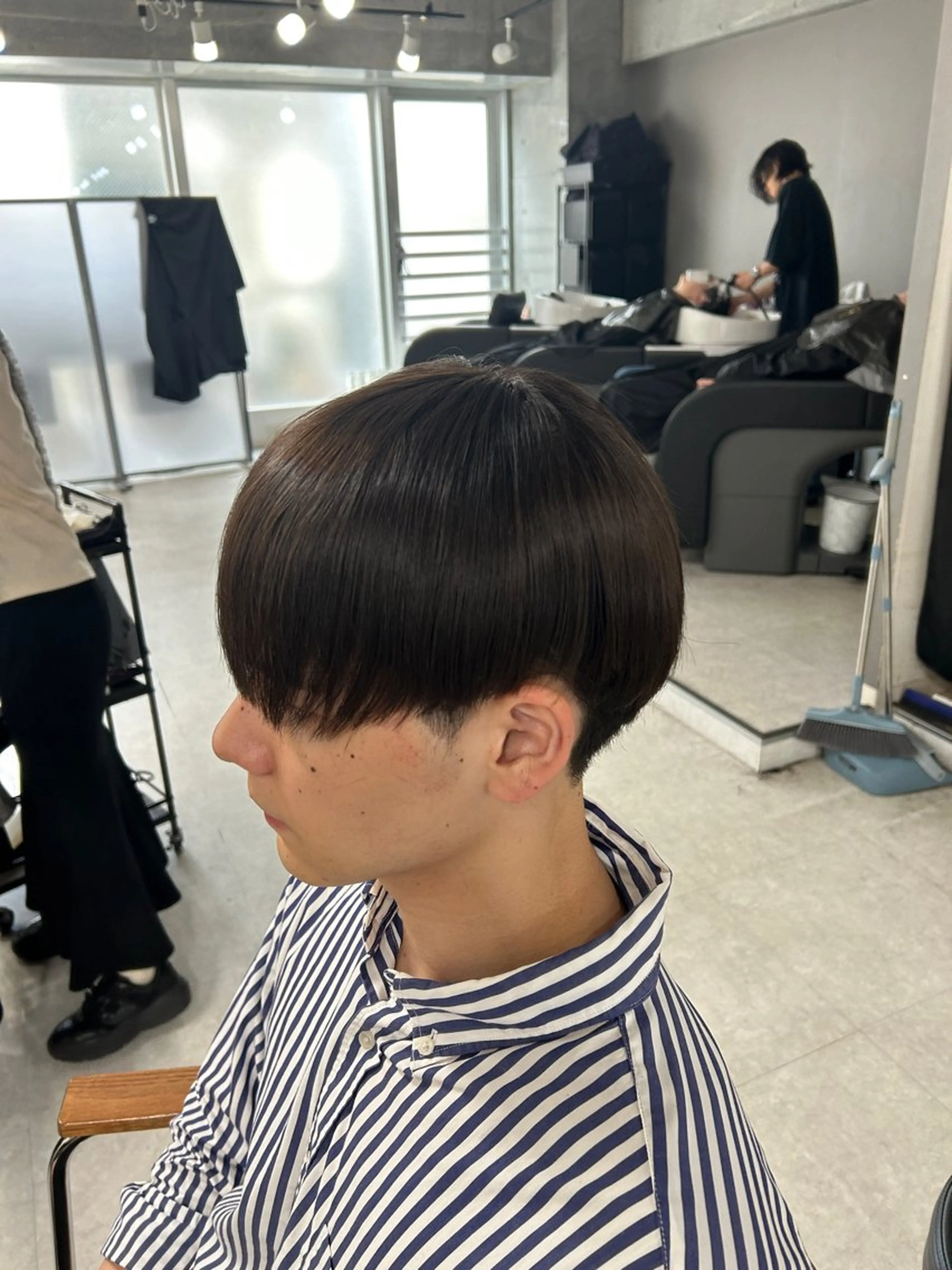 カラー パーマ ヘアアレンジ メンズ カット 縮毛矯正 トリートメント ヘッドスパ ヘアセット カズキ🌼曲がる縮毛 /くせ毛パーマのヘアスタイル