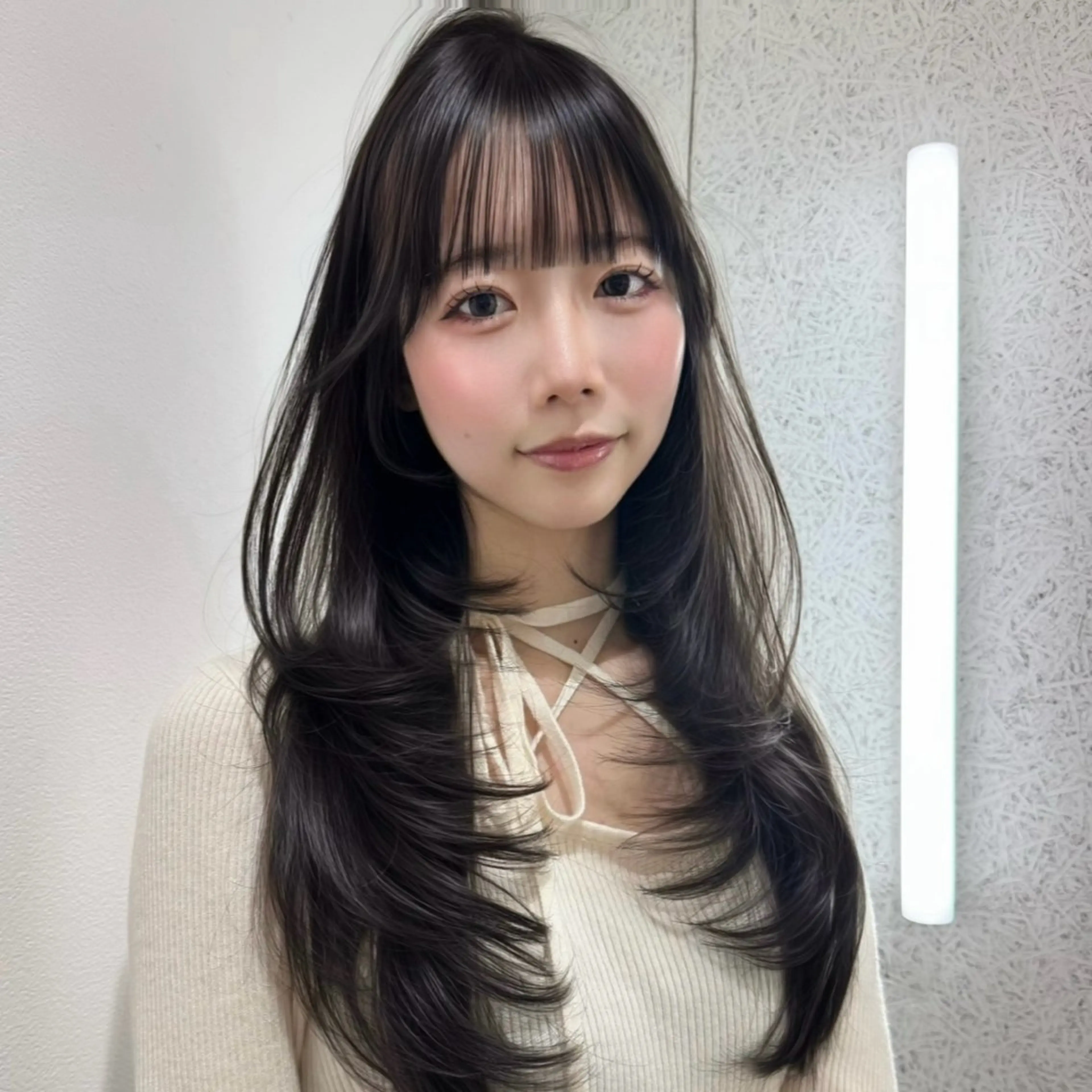 ロング カラー ブラウンカラー レイヤーカット カット ヘアカラー トリートメント Mizuki /SOYONのヘアスタイル