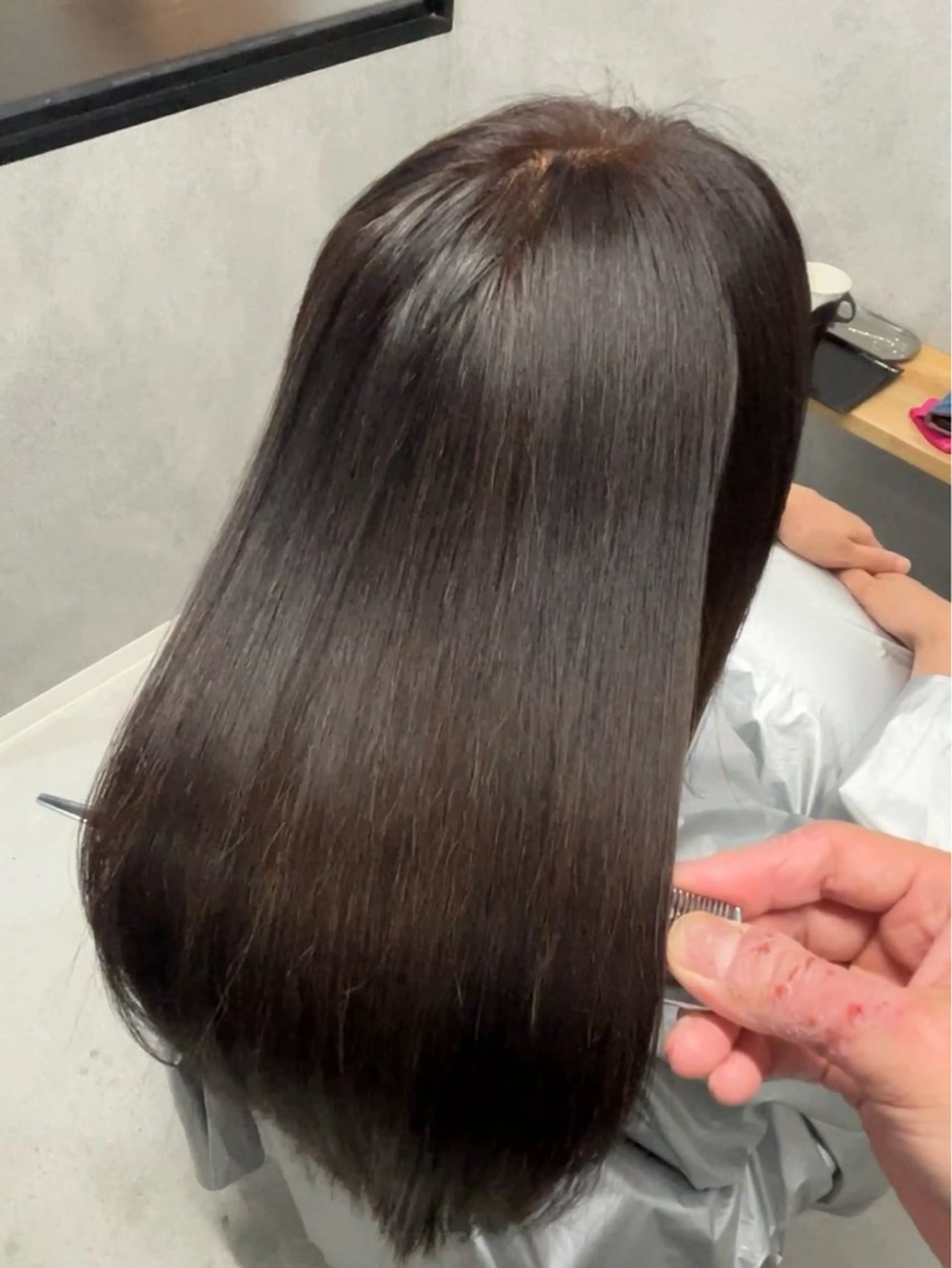 ミディアム 縮毛矯正専門家/ 髪質改善/店長辻部のヘアスタイル