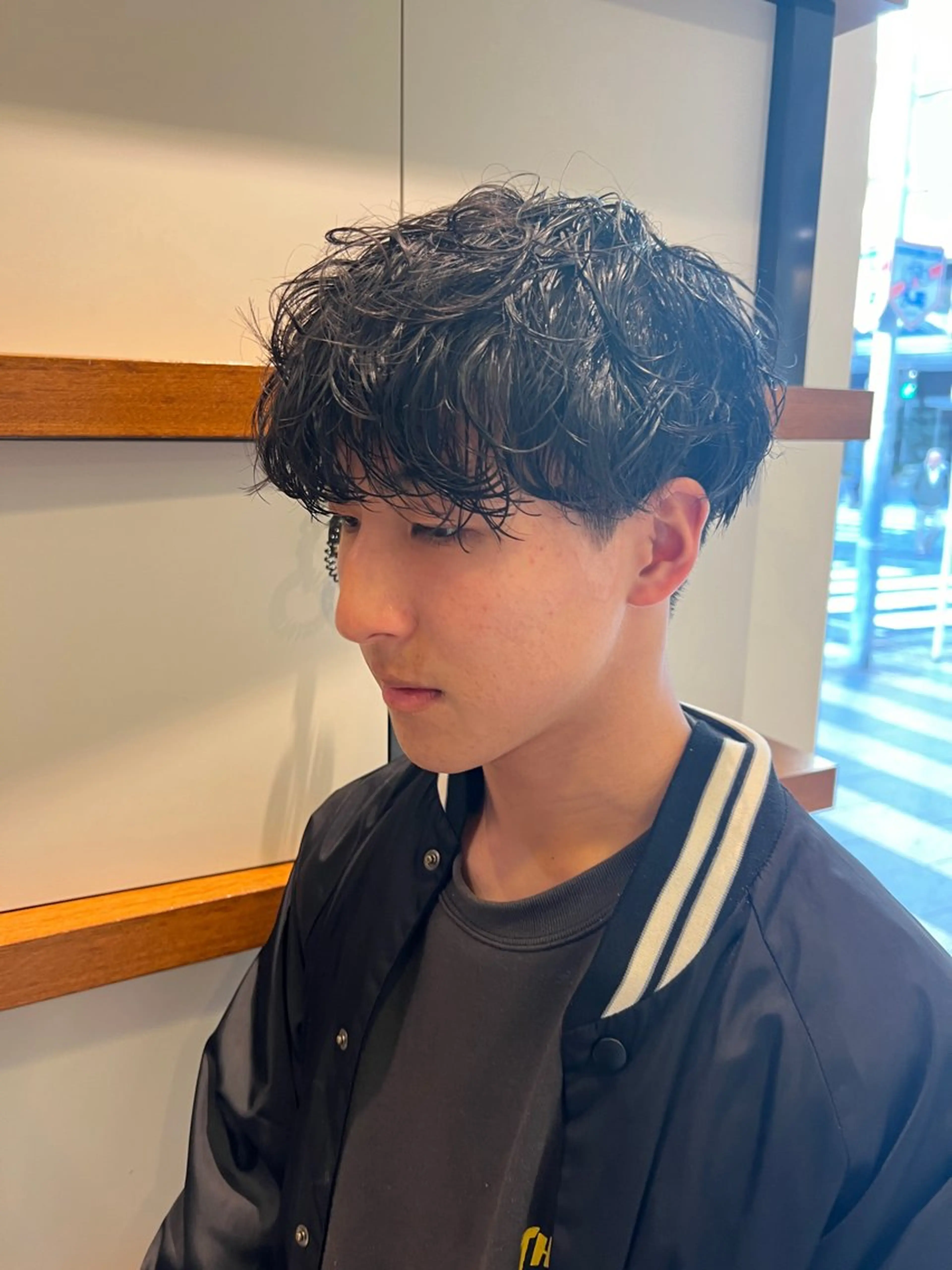 パーマ メンズ カット パーマ タナカ マヤ/金沢八景のヘアスタイル