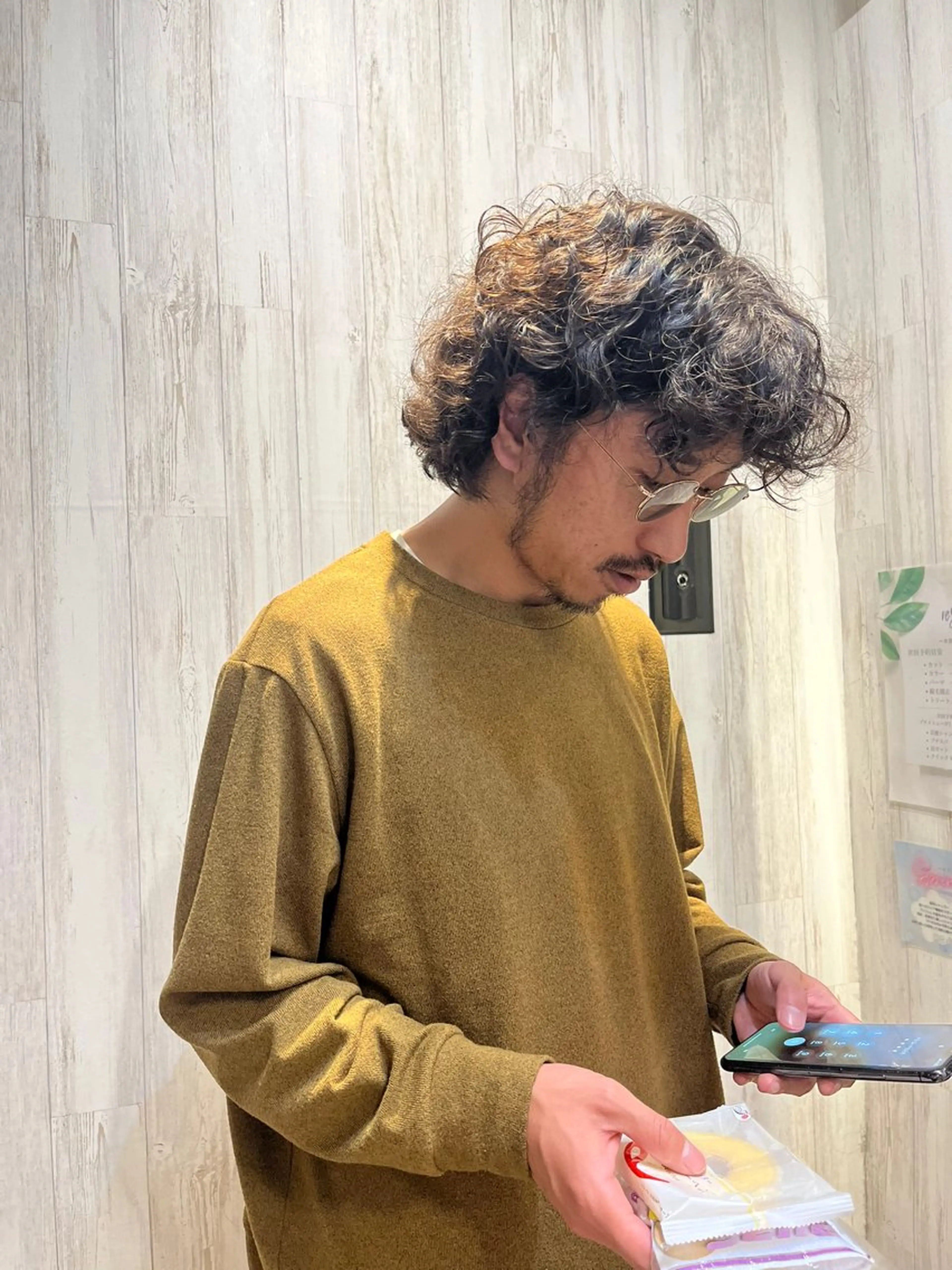 ミディアム パーマ メンズ パーマ特化/藤沢 /湘南/HYOのヘアスタイル