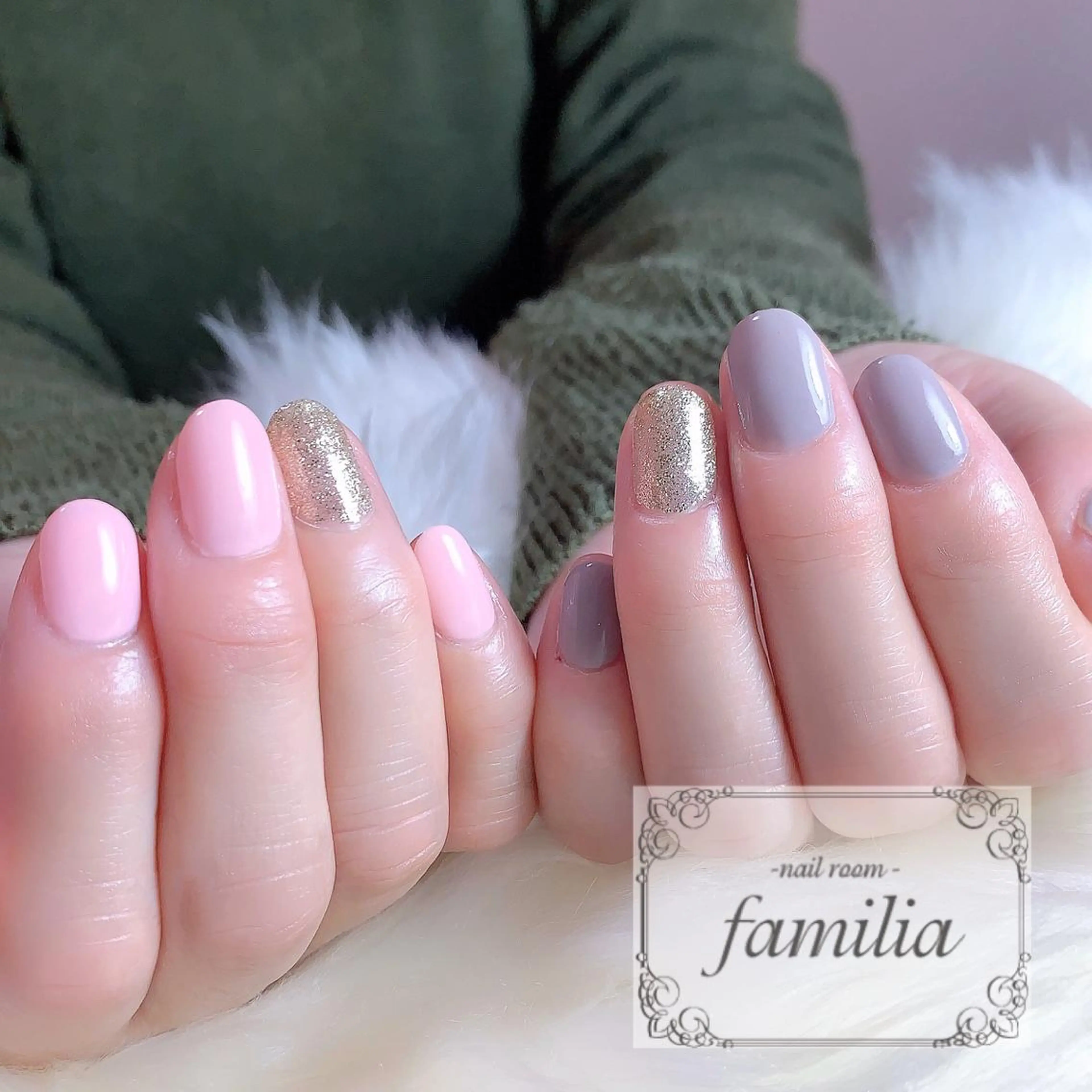 ネイル ハンドネイル -nailroom- familiaのネイルデザイン
