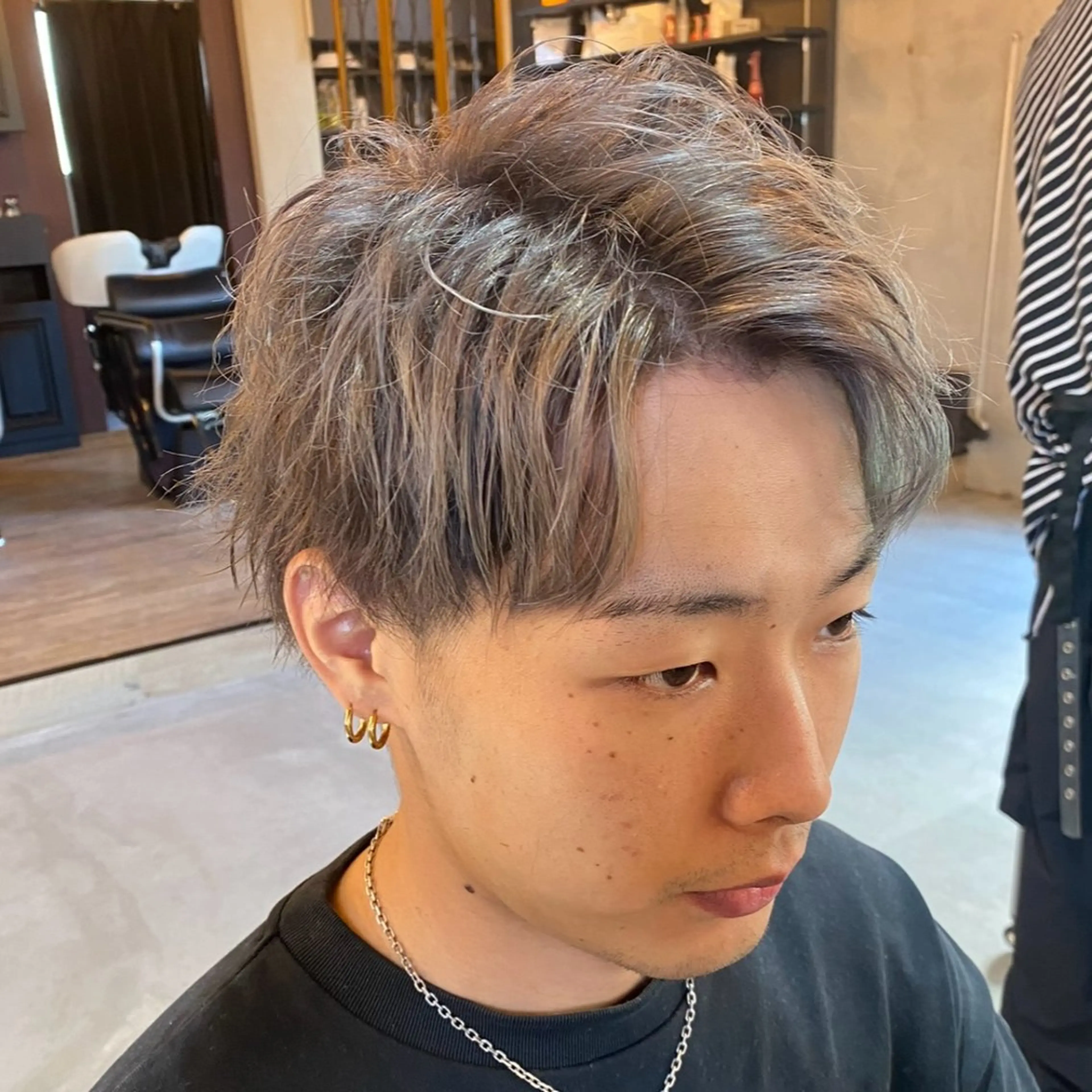 ショート メンズ カット メンズパーマ/ メッシュ😎タクミのヘアスタイル