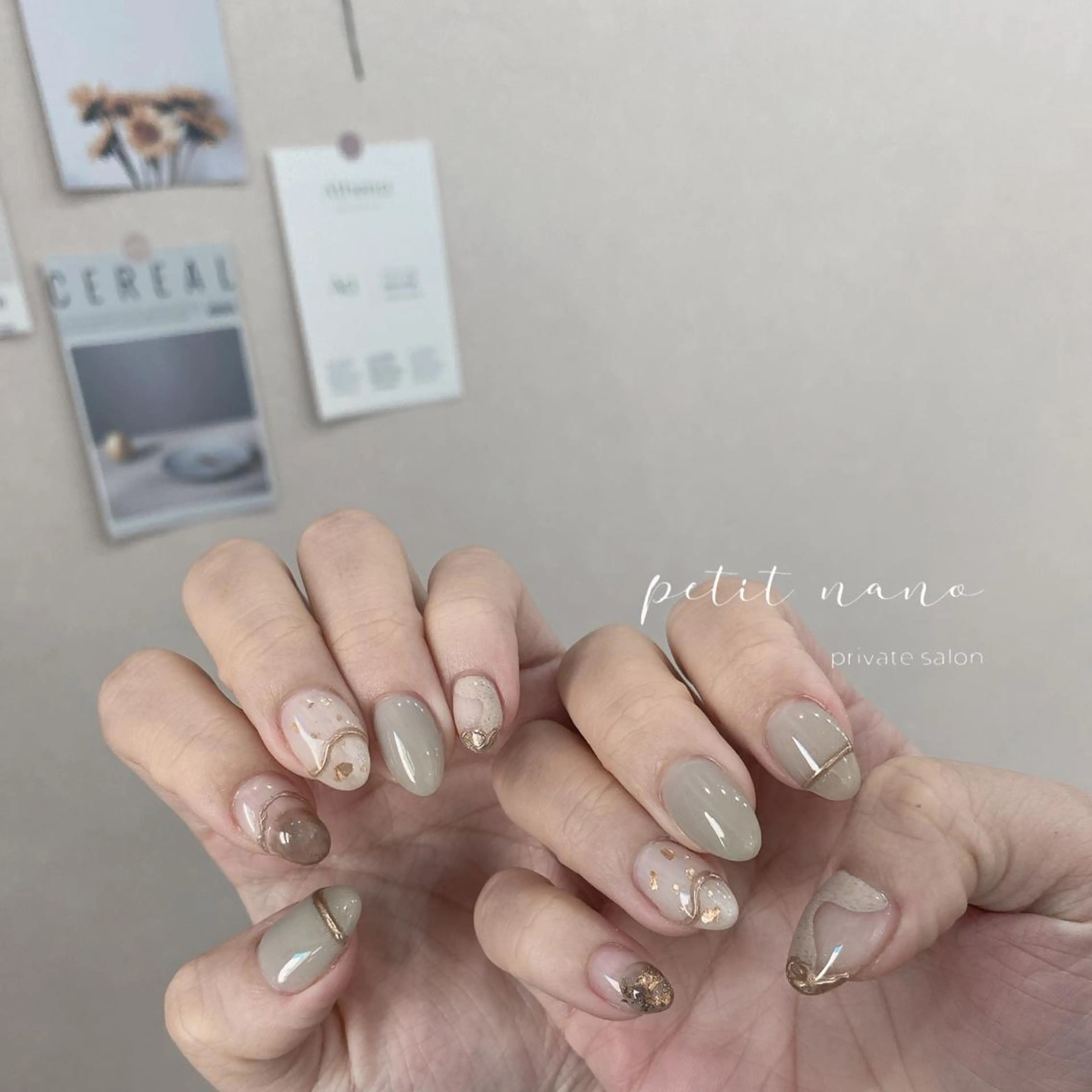 ネイル フットネイル ジェルネイル ニュアンスネイル パラジェル ショートネイル nail‪◯ petitnanoのネイルデザイン