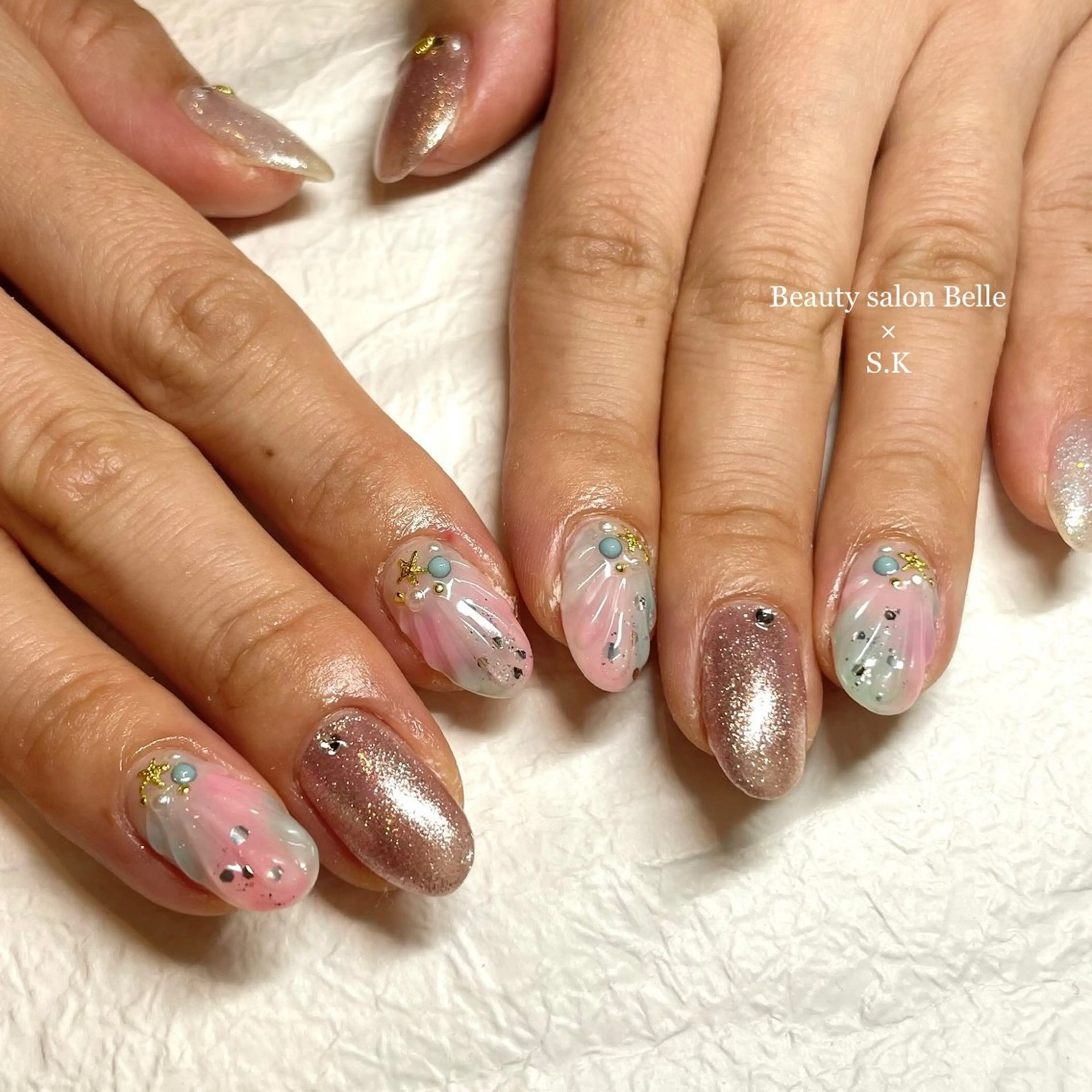 ネイル 持ち込み ラヴィアンローズ所属・S. kurumiのネイルデザイン