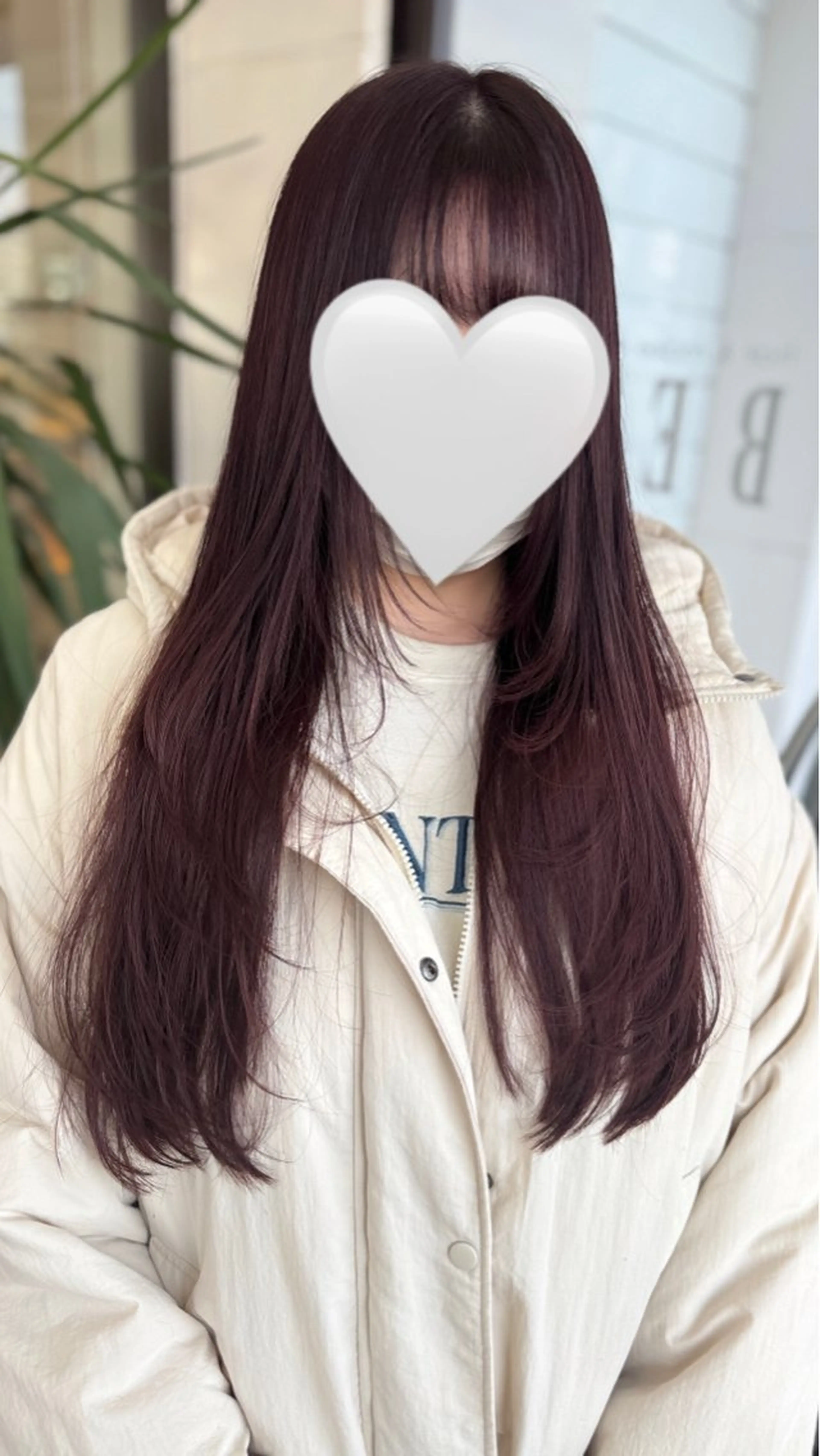 ロング 顔周りカット 韓国風ヘア レイヤーカット カット ヘアカラー トリートメント 🇰🇷韓国風顔周り NANAMI🇰🇷のヘアスタイル