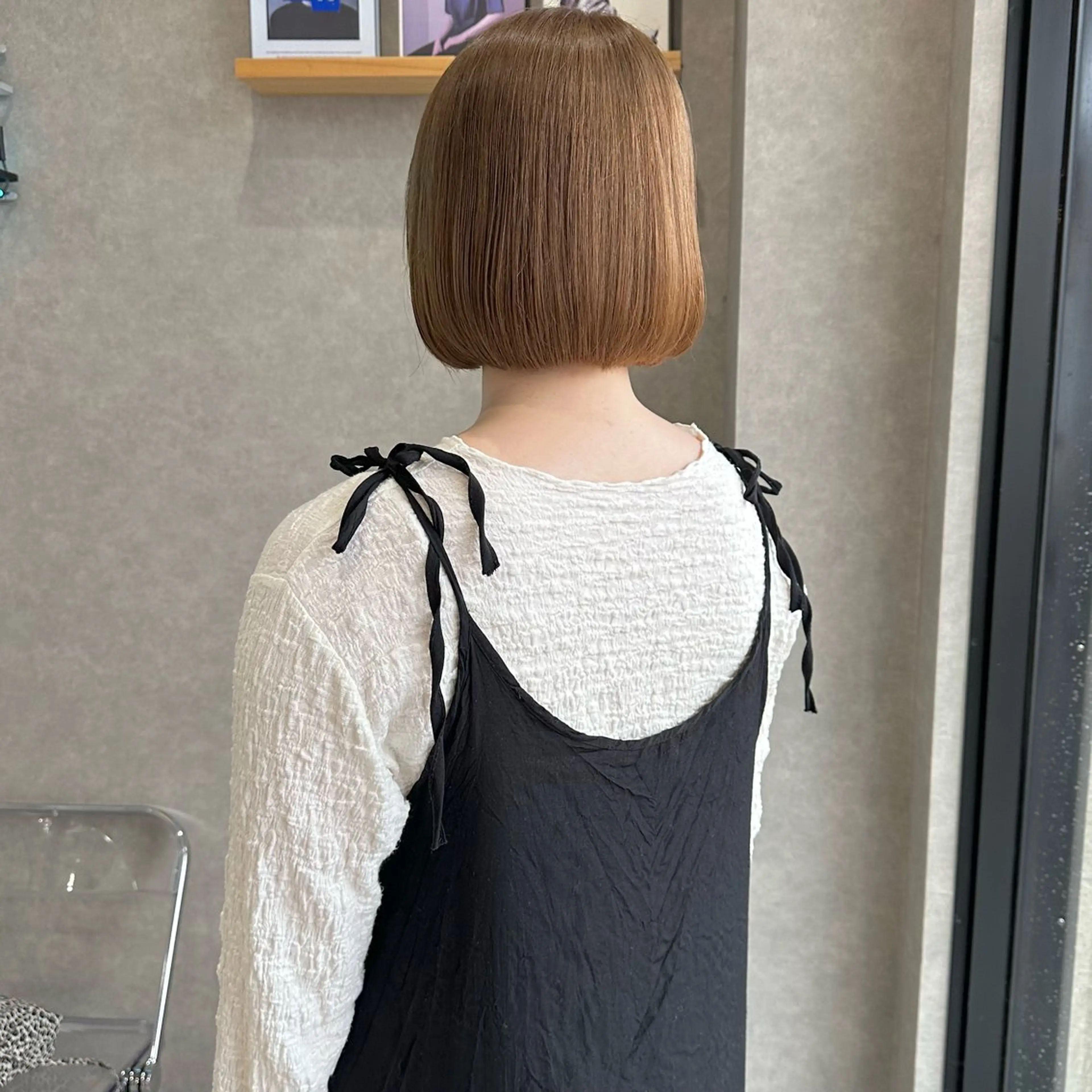 ミディアム カラー はちすか るかのヘアスタイル