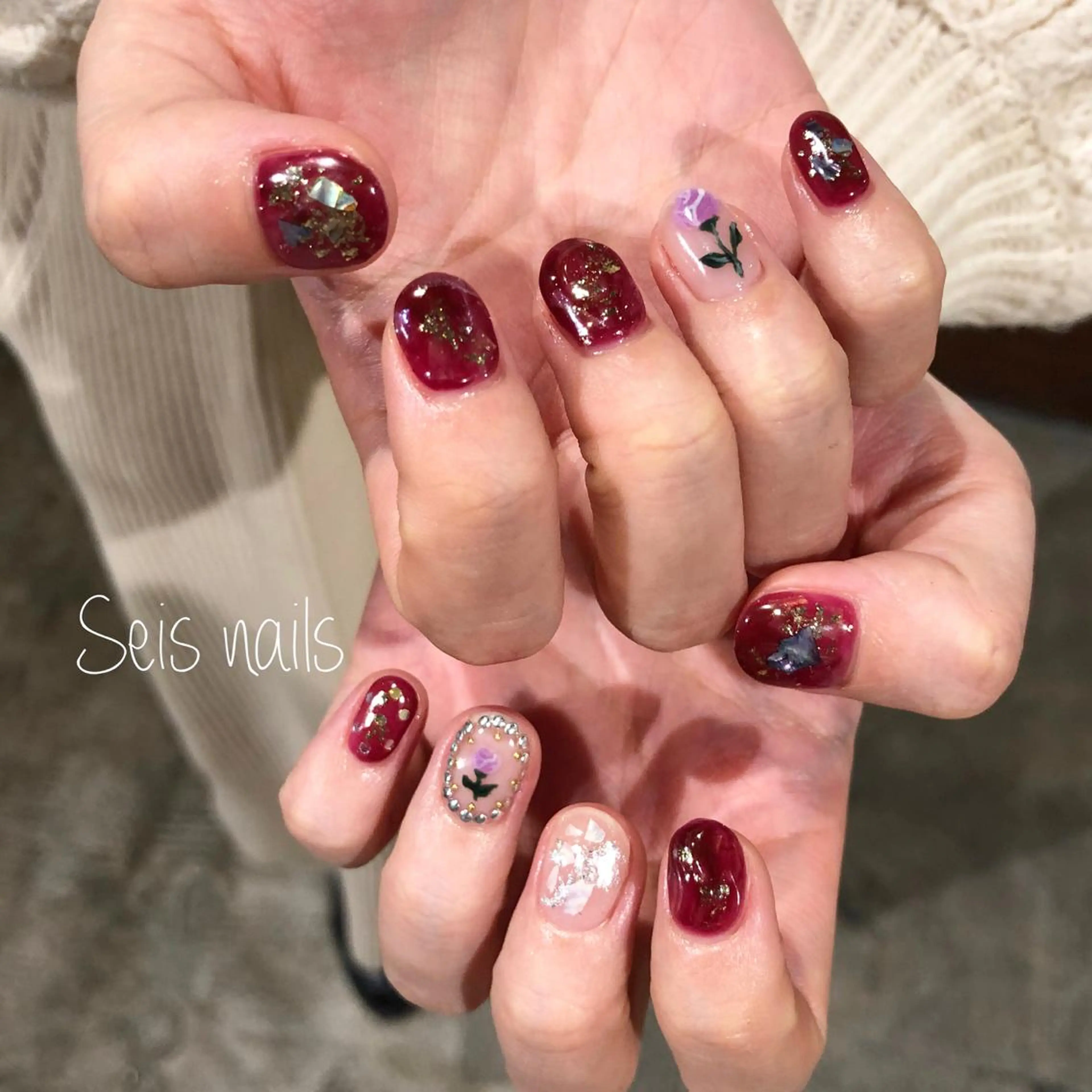 ネイル ハンドネイル Seis Shihoのネイルデザイン