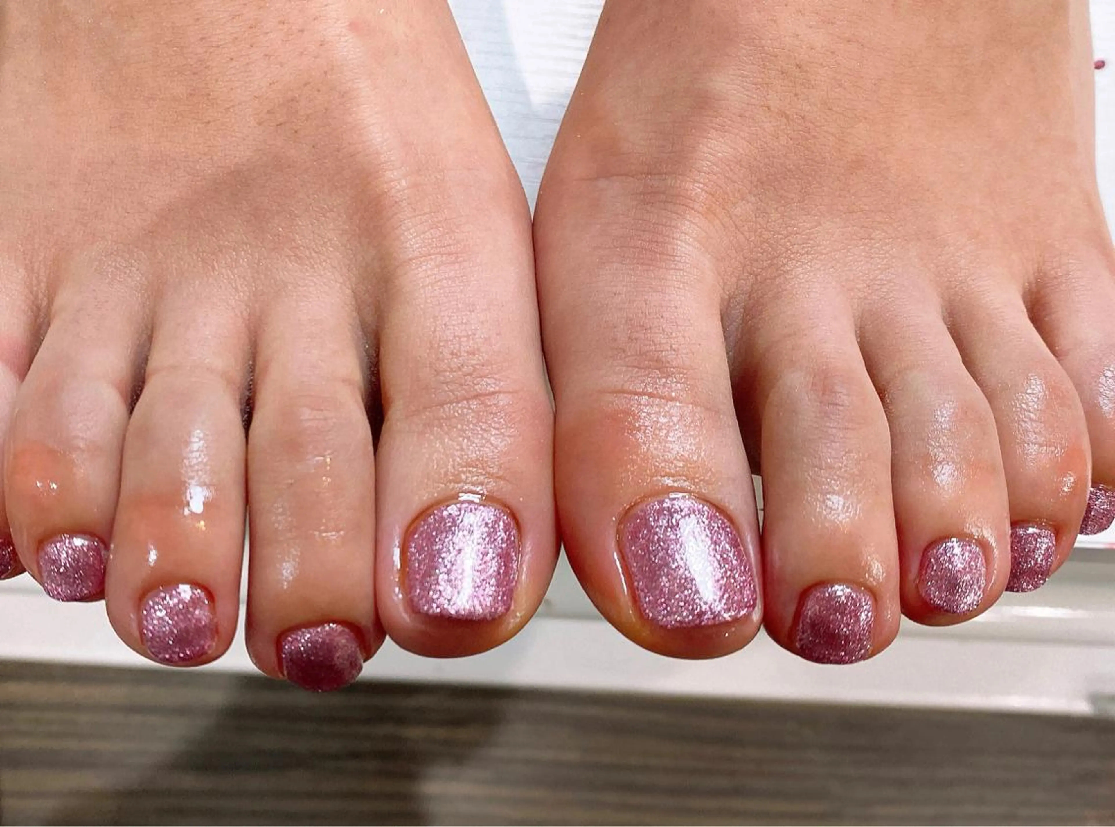 ネイル フットネイル ワンカラーネイル yuminail所属・錦糸町 yuminailのネイルデザイン