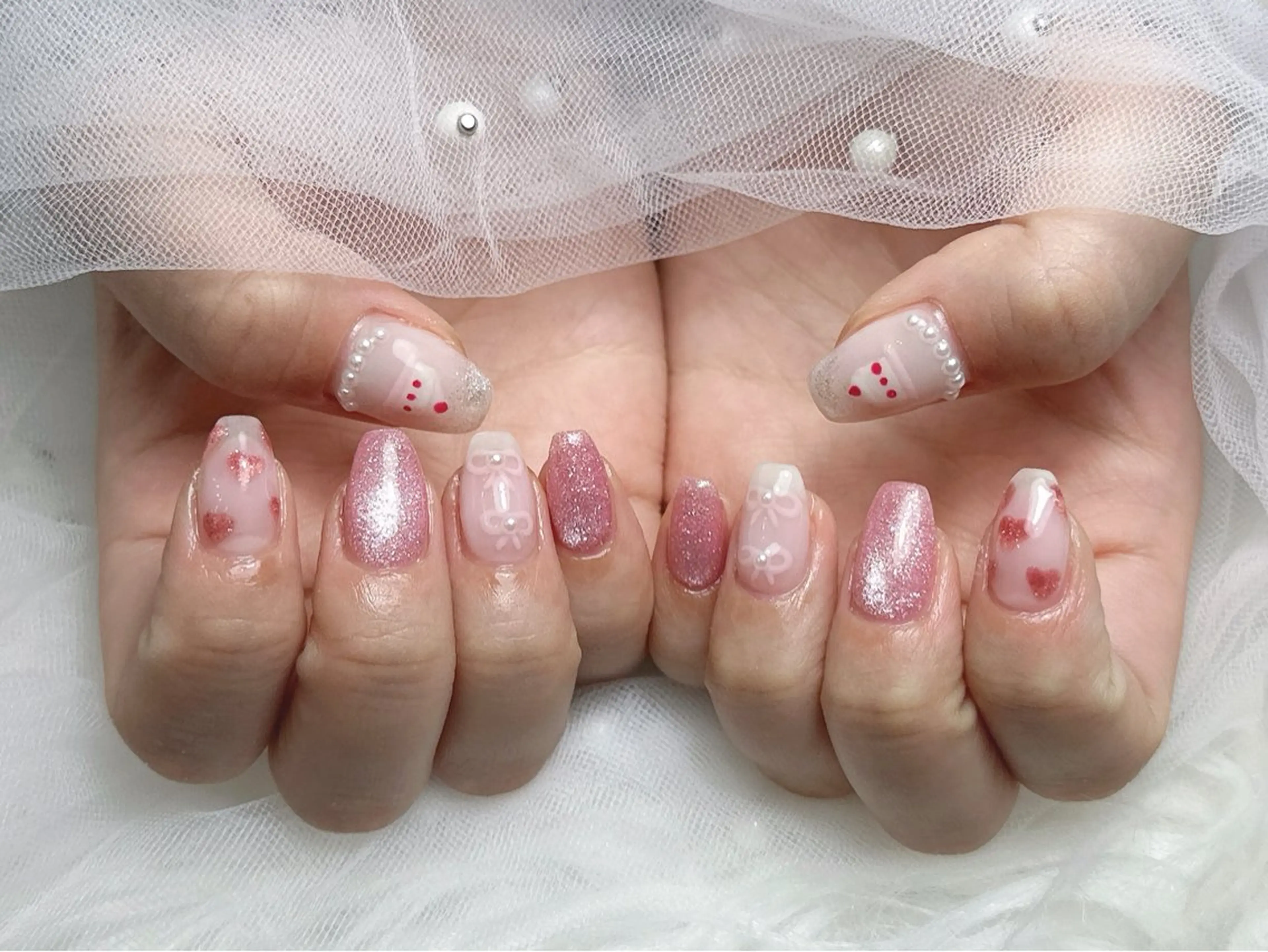 ネイル ハンドネイル 【Eclat ｴｸﾗ】nail＆beauty所属・Eclat〔ｴｸﾗ〕 MOEKA𝜗𝜚*のネイルデザイン