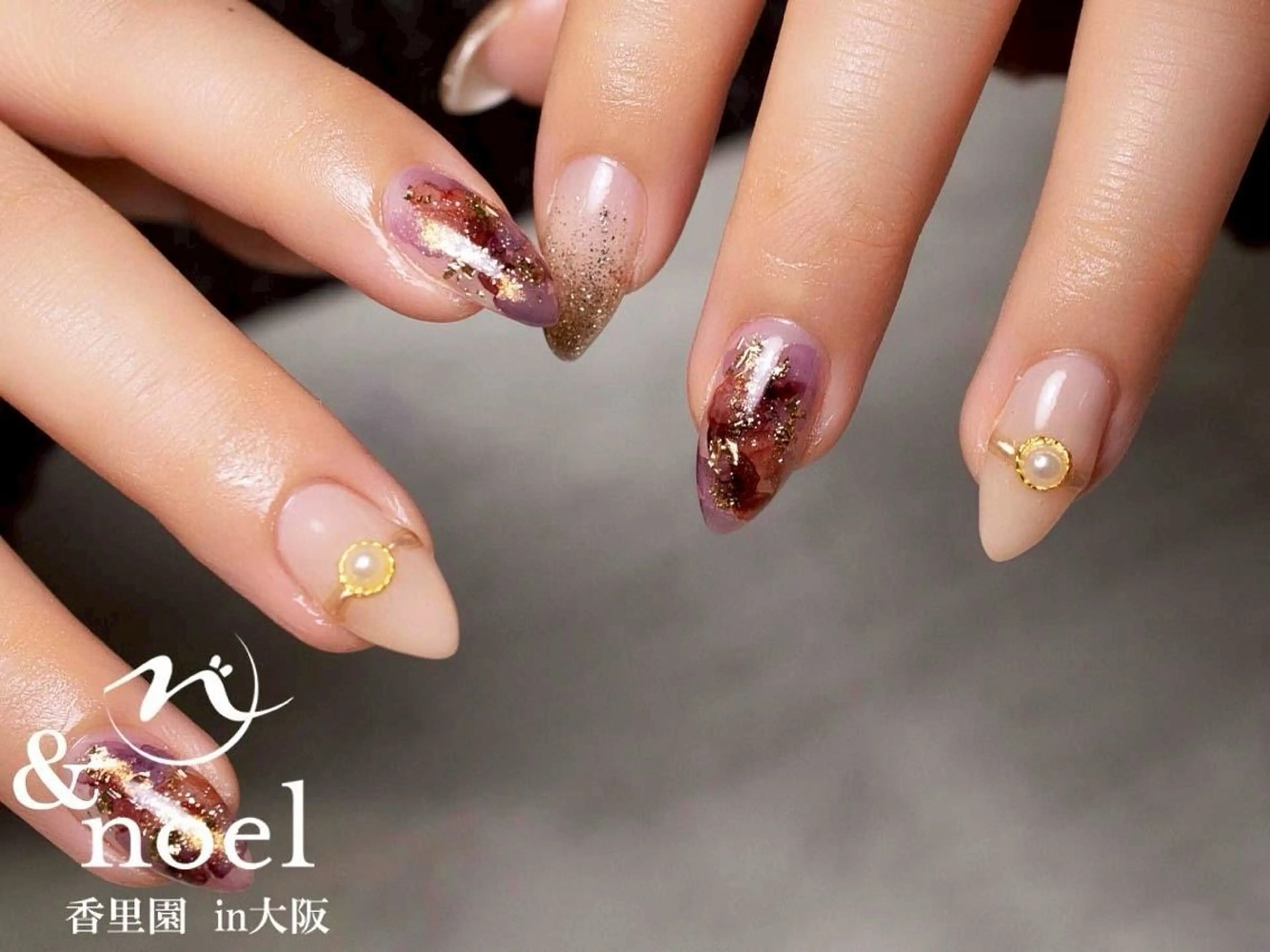 ネイル ハンドネイル Nailsalon  &Noel所属・もも 🍑のネイルデザイン