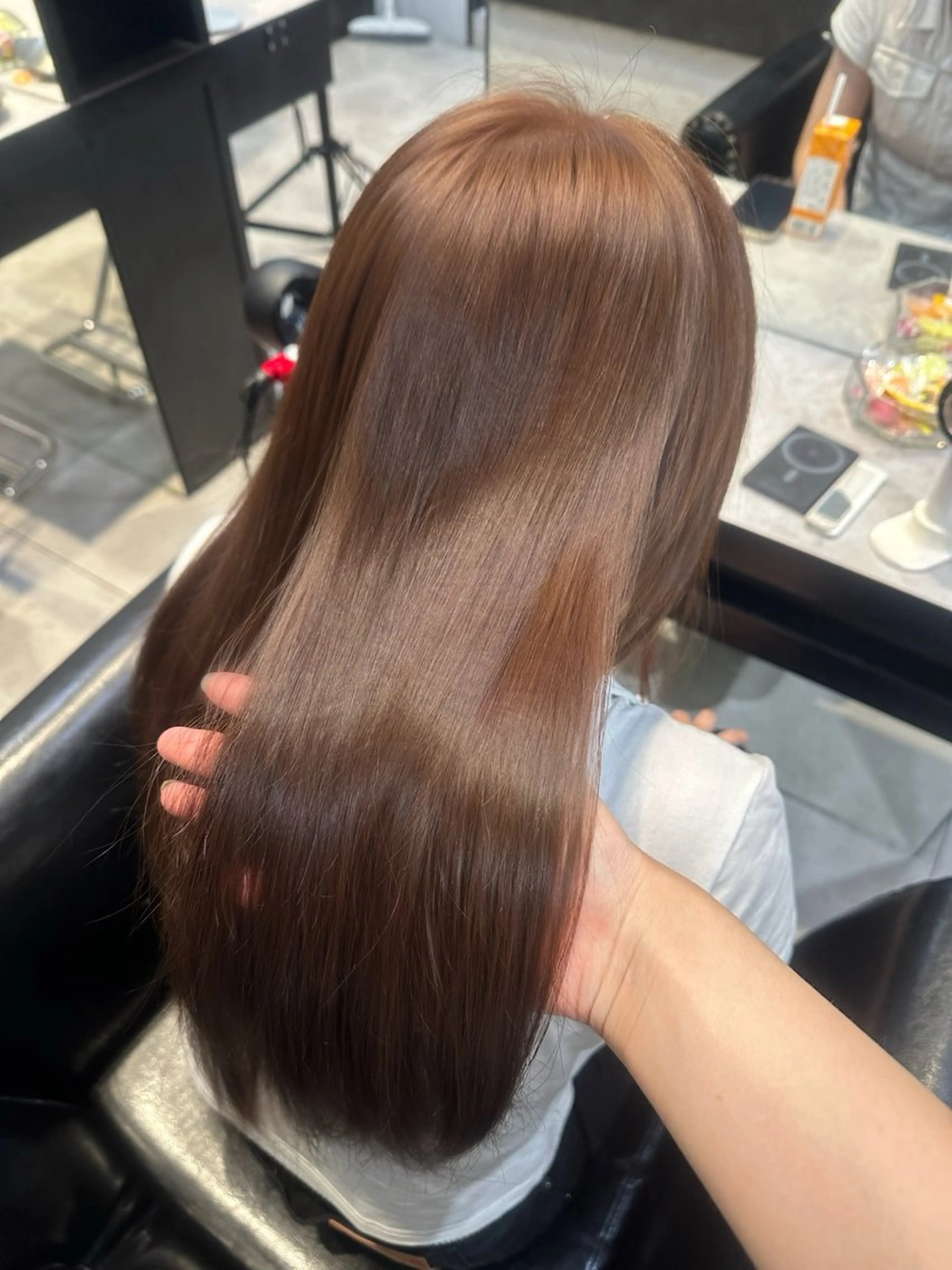 ロング カラー トリートメント Jrスタイリスト唯一 女性🎀NENE🎀のヘアスタイル