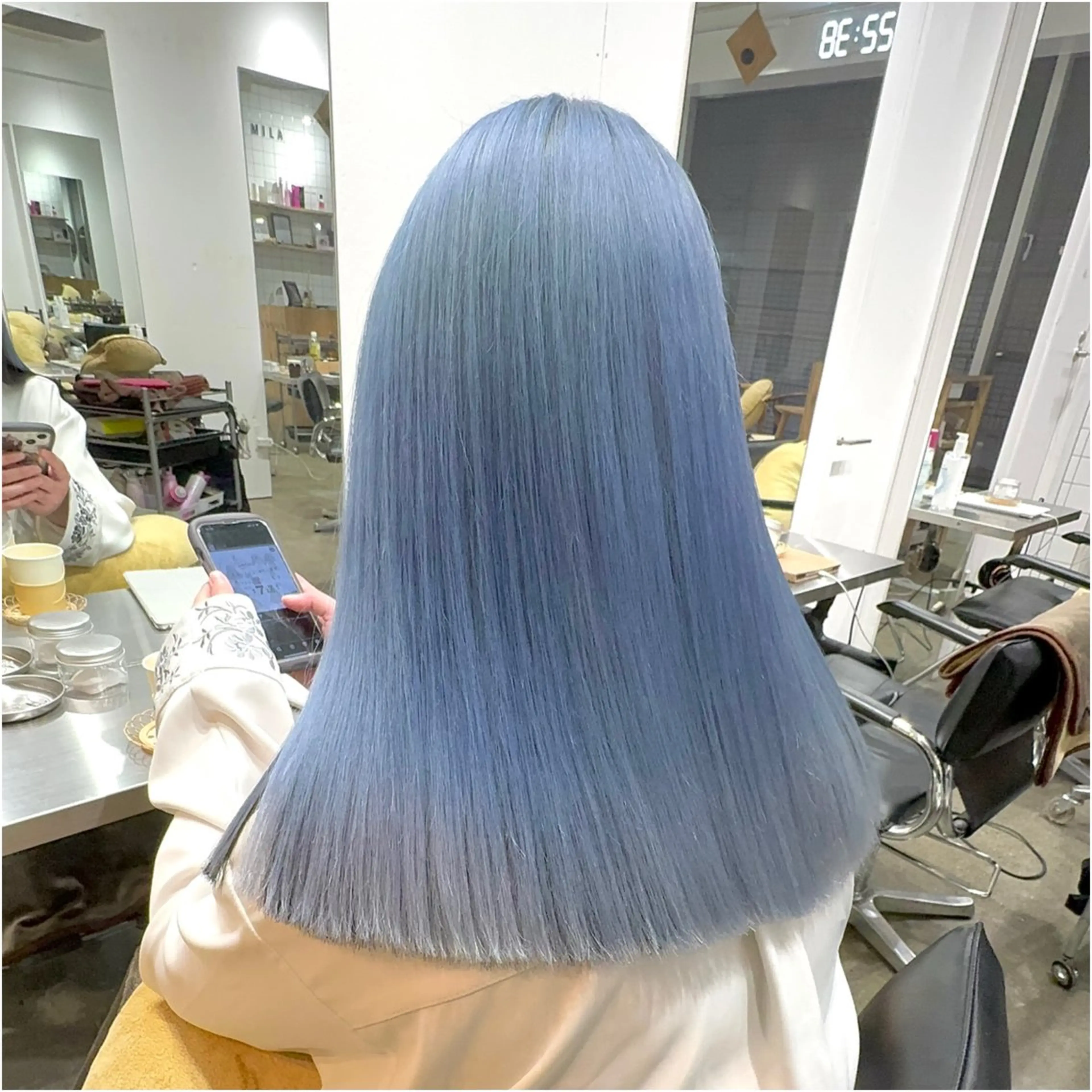 ロング カラー ヘアカラー トリートメント 圧倒的なケアブリーチ /髪質改善🩵松田のヘアスタイル