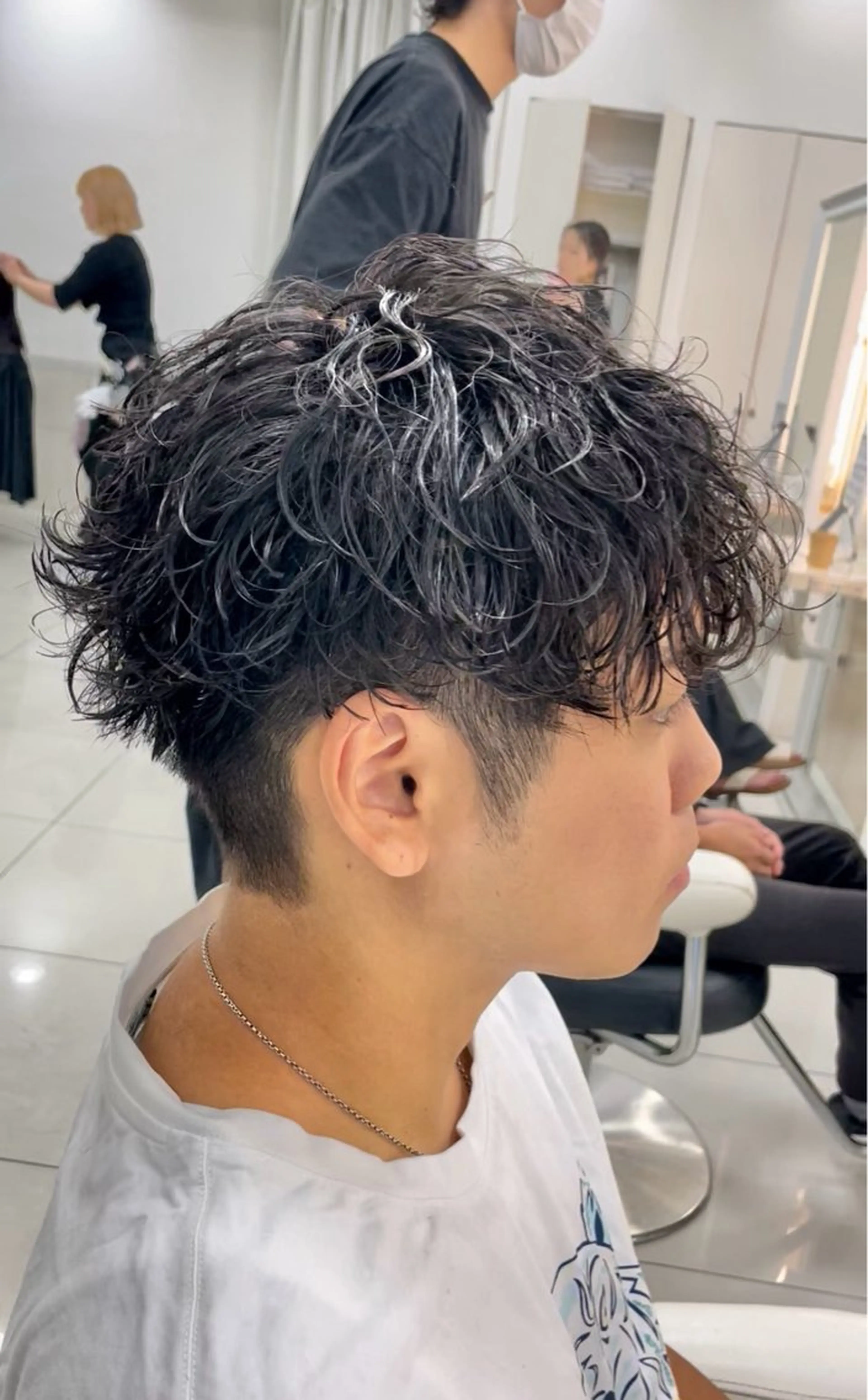 パーマ メンズ カット パーマ 🌟メンズパーマ職人 👑店長👑間宮のヘアスタイル