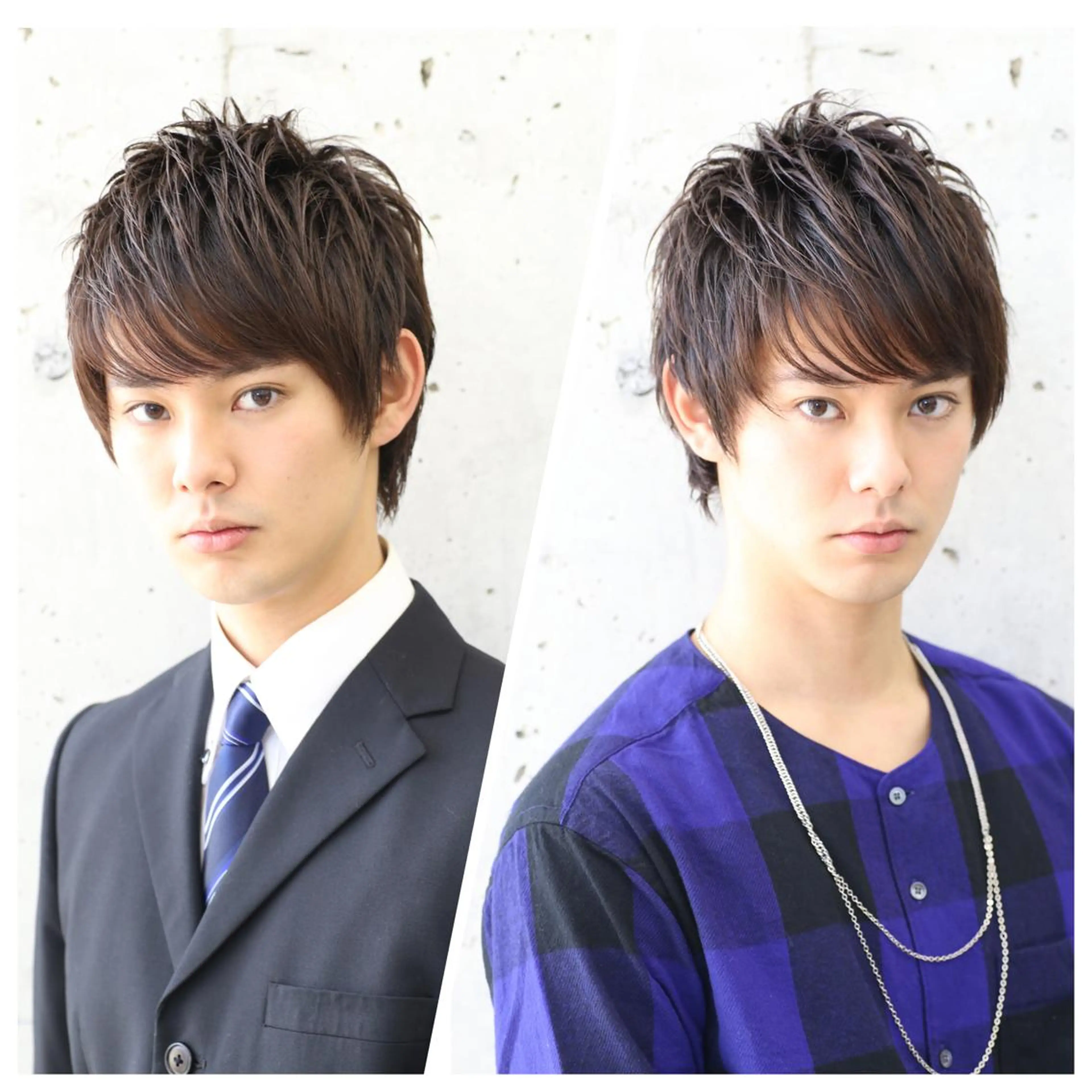 ショート カラー パーマ メンズ Soleria /ソレリア所属・メンズカットのプロ 田中慎一のヘアスタイル