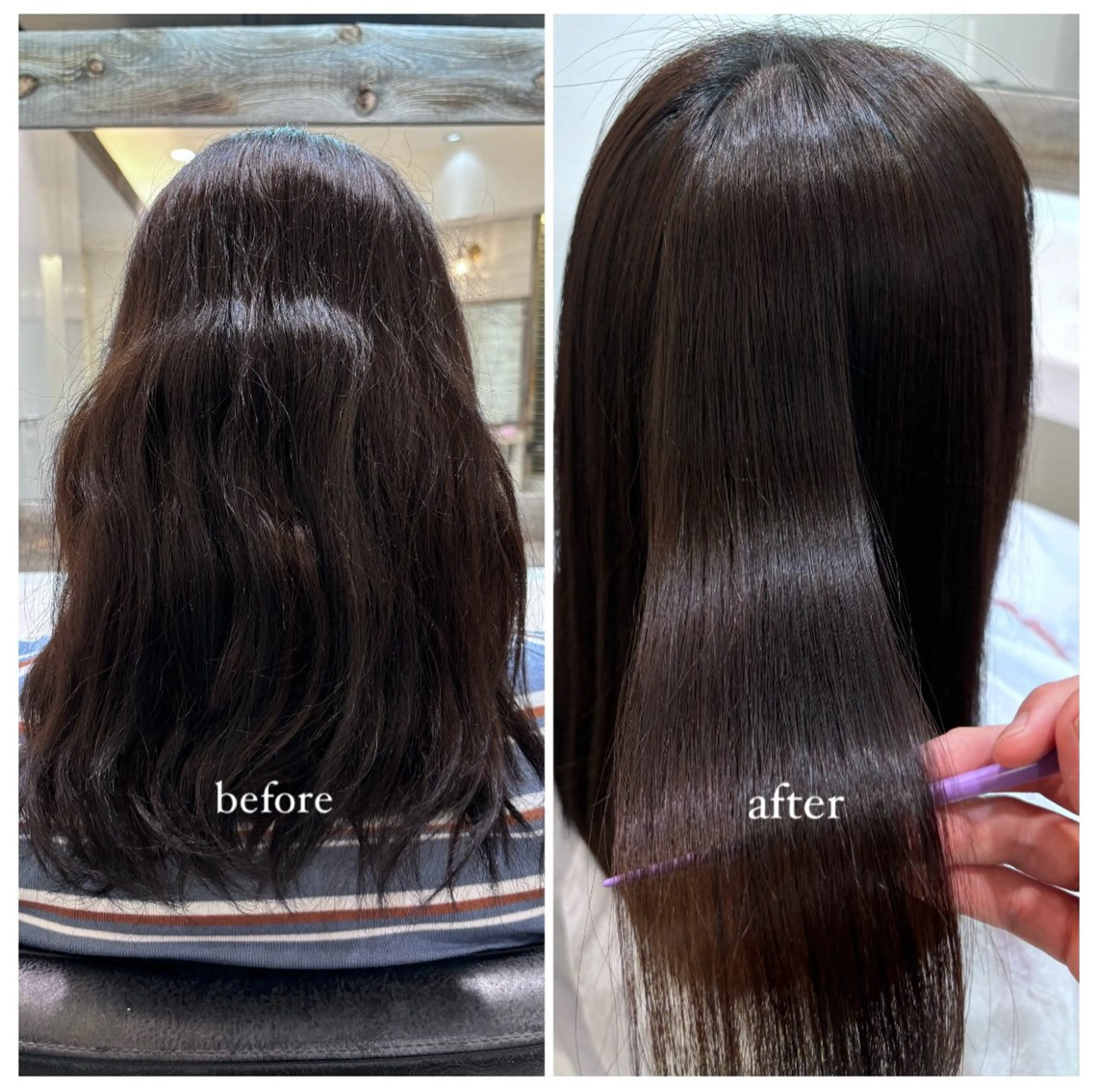 パーマ 縮毛矯正 髪質改善/縮毛 矯正/金川 柊斗のヘアスタイル