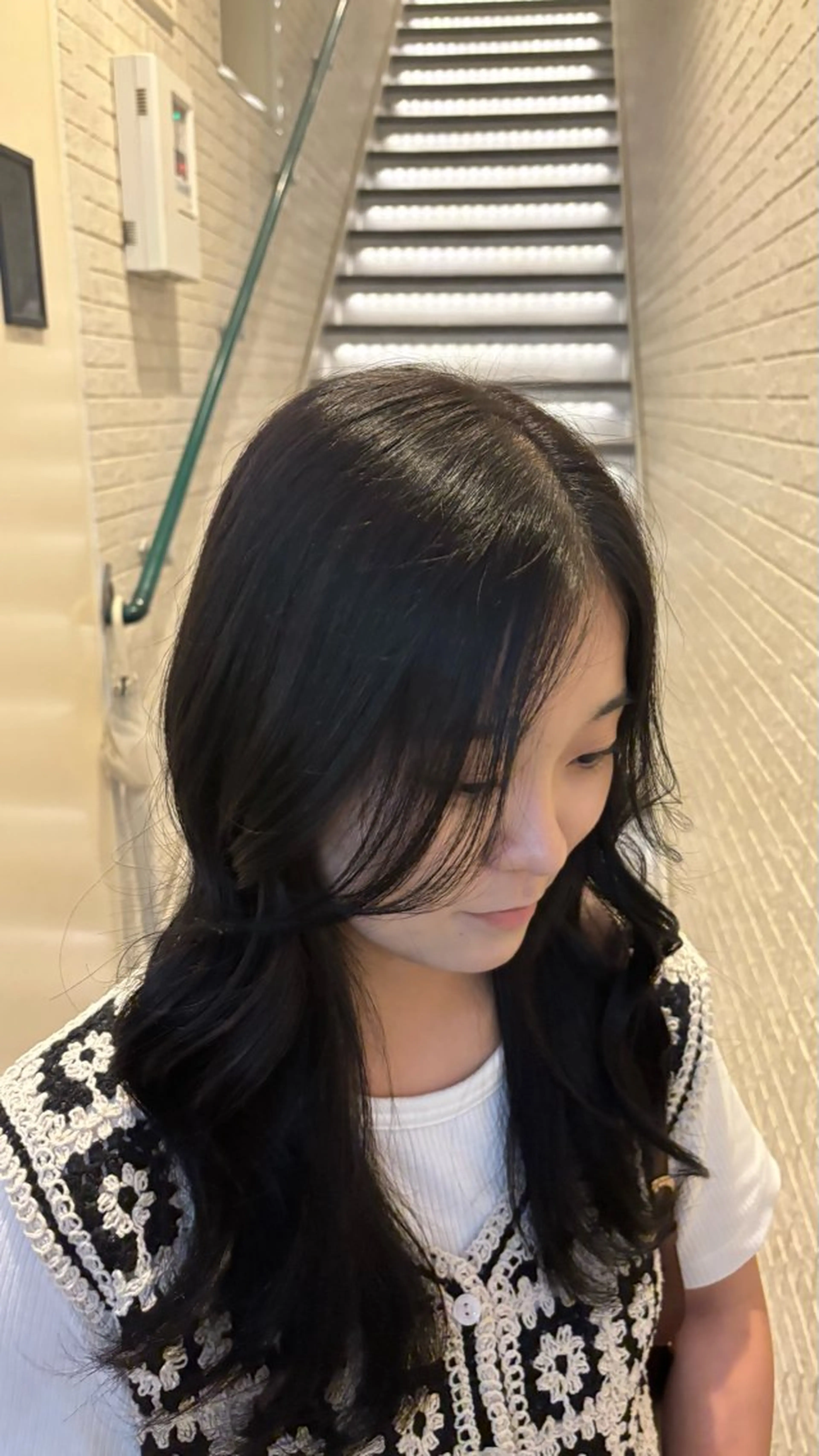 ミディアム カラー ヘアアレンジ ブリーチ 透明感カラー Lafith 熊本/ CHIHIROのヘアスタイル