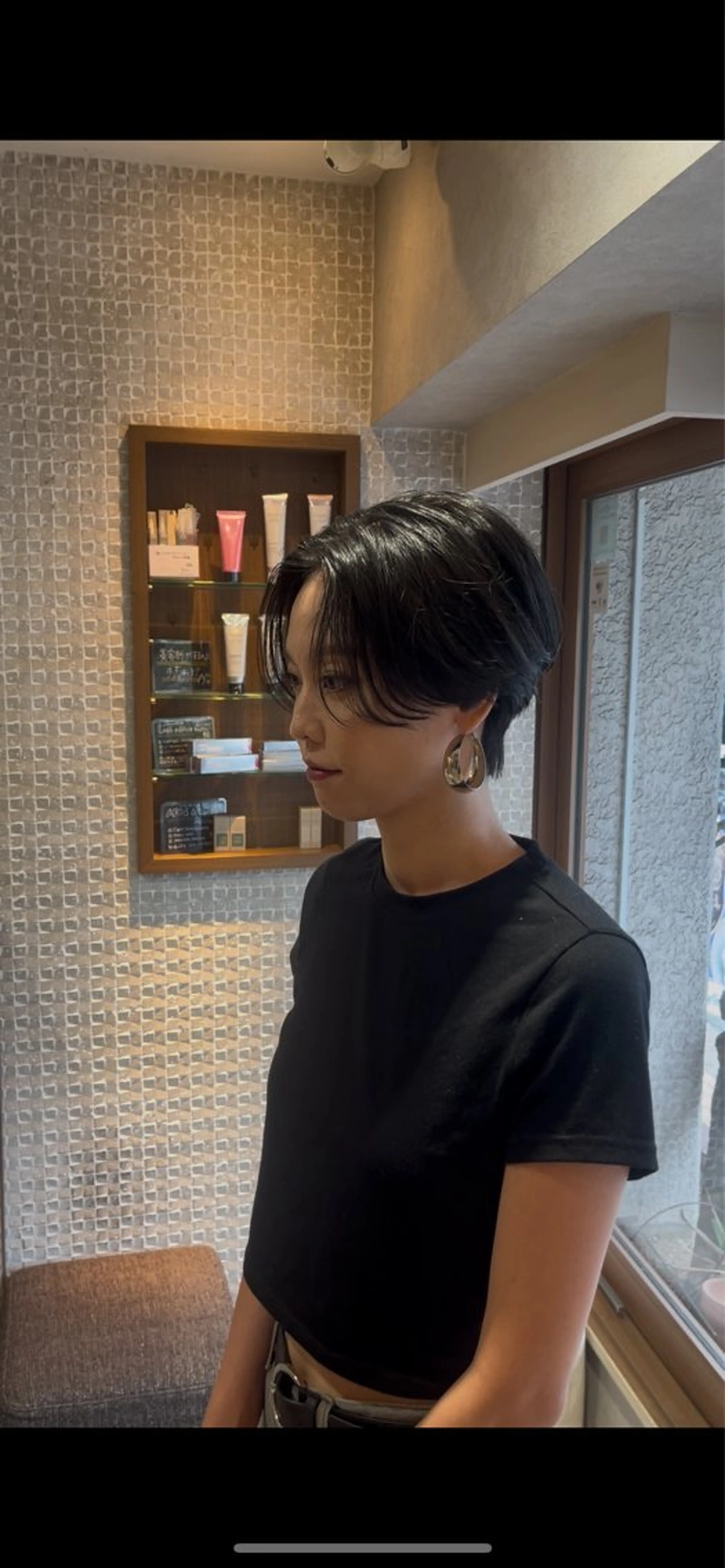 ショート 👑毛流れ、艶髪◉ 縮毛矯正錦糸町ヒガシのヘアスタイル