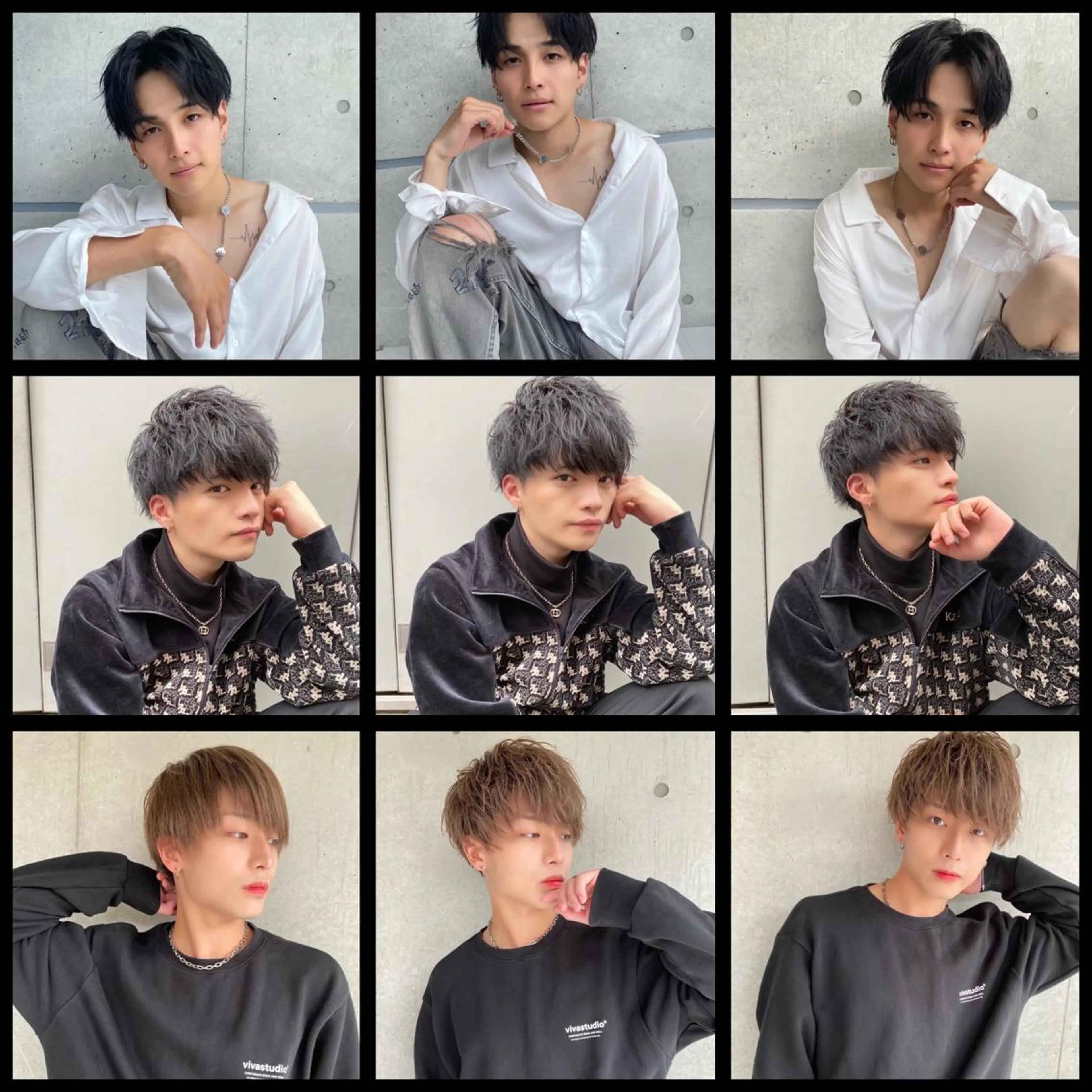 ショート カラー パーマ メンズ 【メンズサロン】 BLUCK 横浜のヘアスタイル