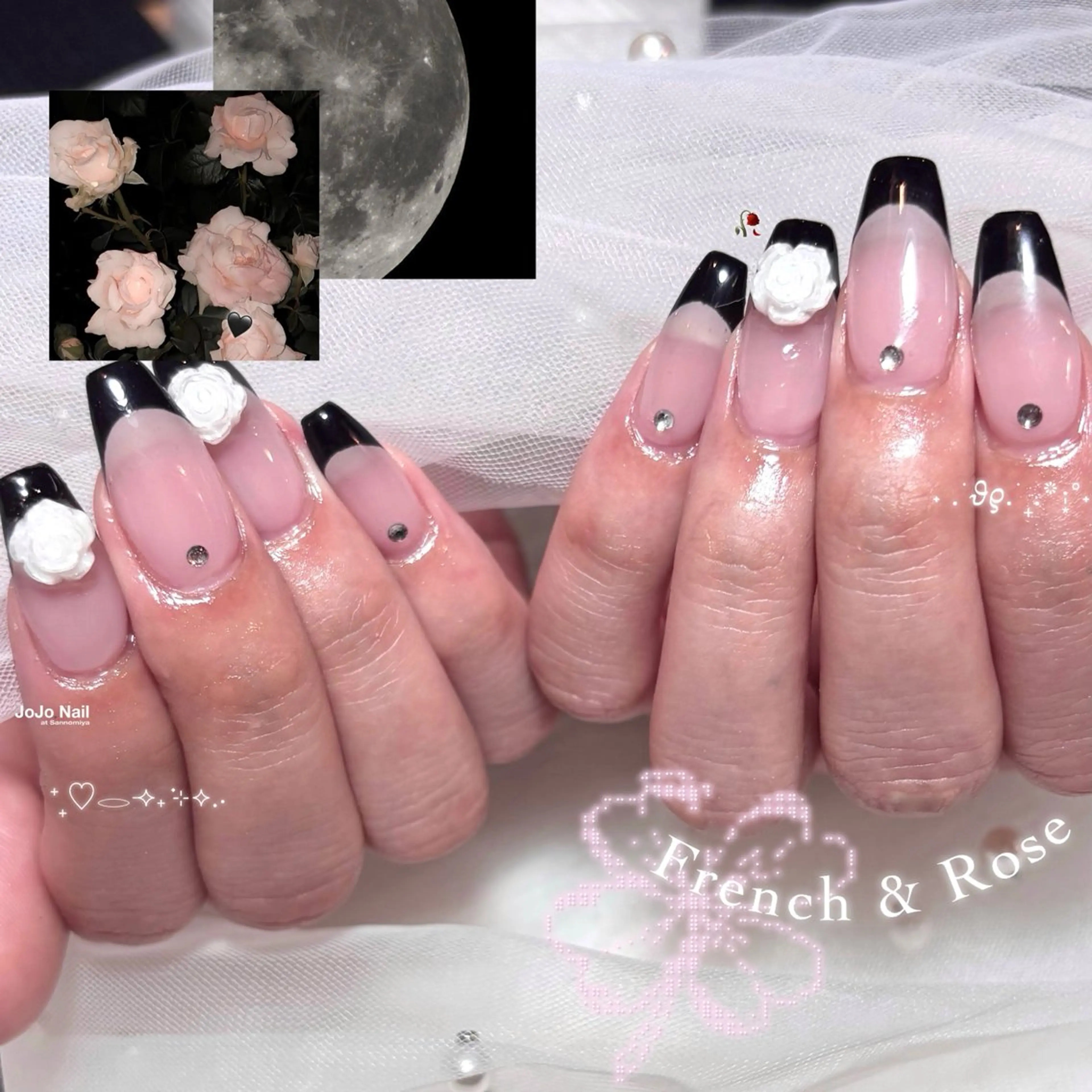 ネイル フレンチネイル ハンドネイル SERINA.K /JOJO@三宮のネイルデザイン