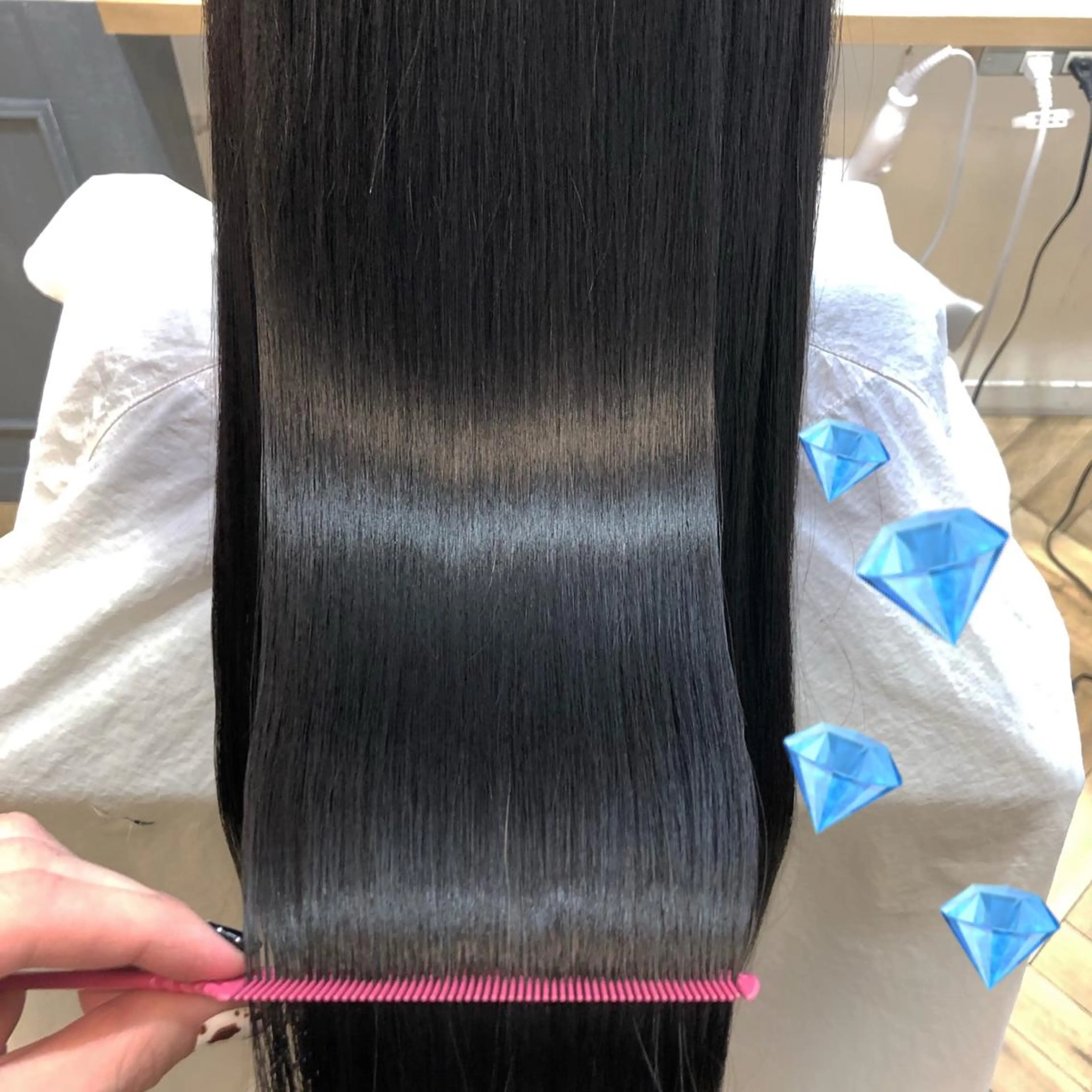 ロング 艶カラー/韓国顔周り 🎀mamiのヘアスタイル