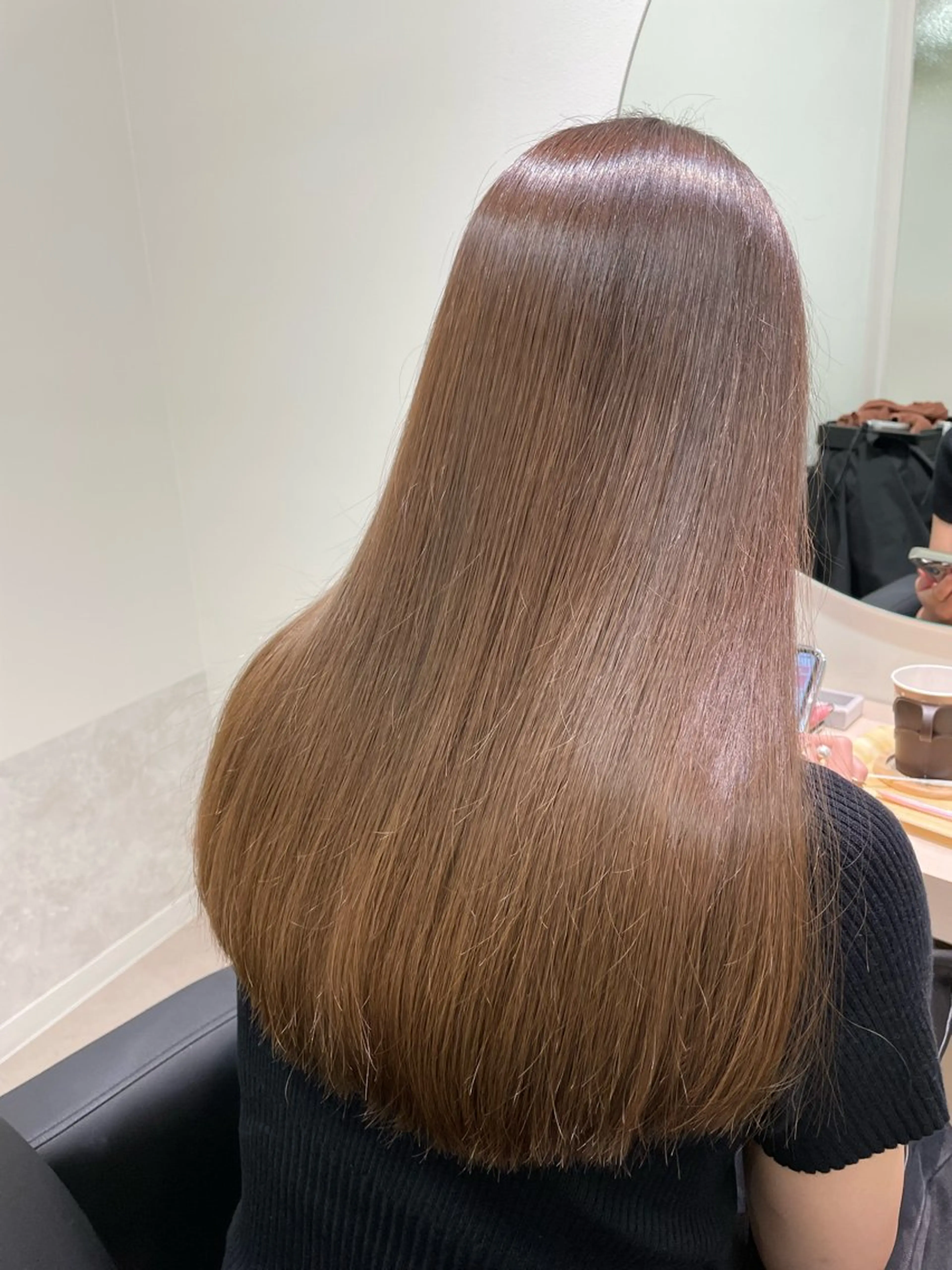 ロング カット 縮毛矯正 トリートメント ウサミ/髪質改善 酸性ストレート🌈のヘアスタイル