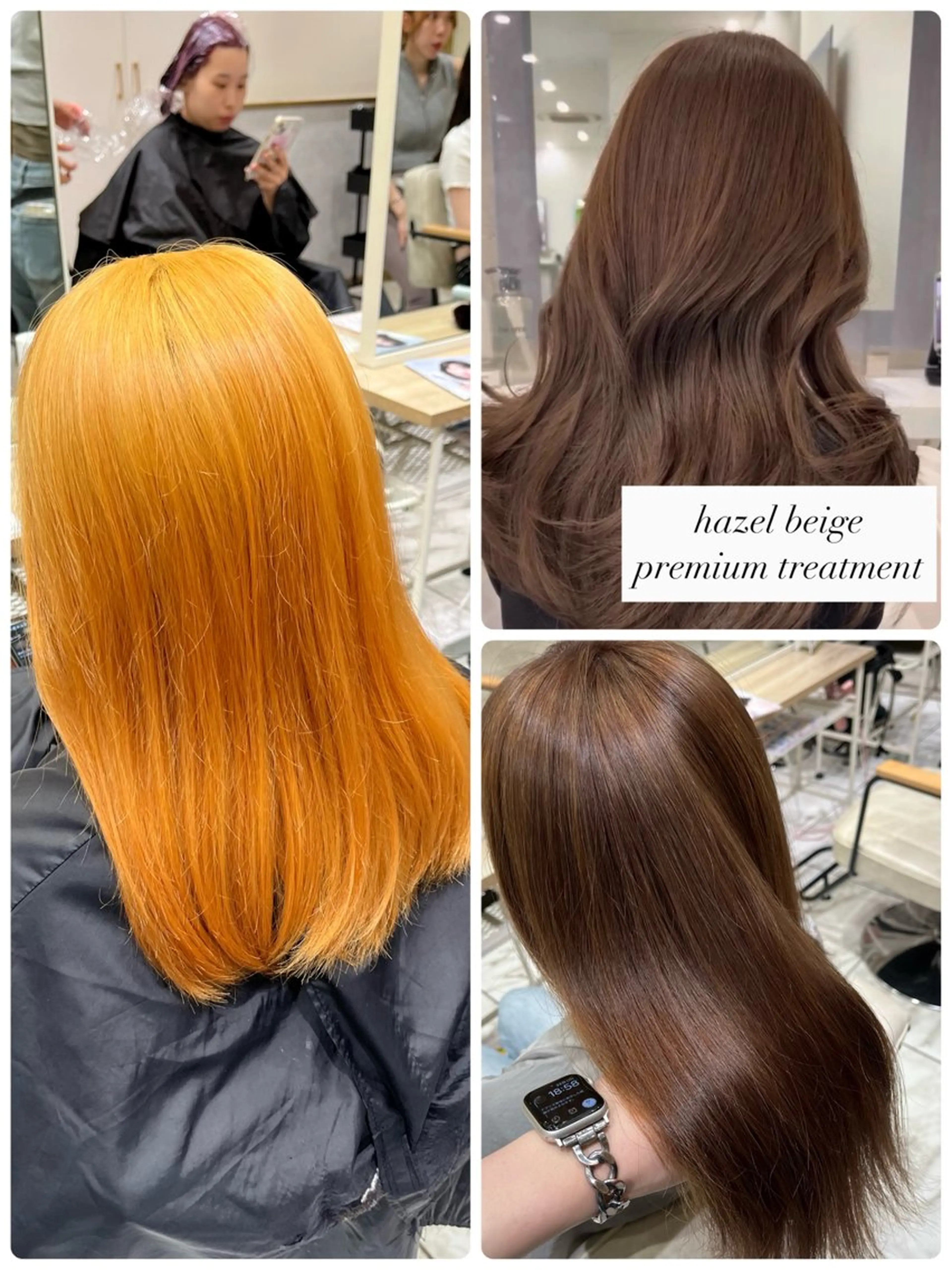 ロング カラー ヘアカラー トリートメント フェザーパーマ🌙 毛流れ yuzukiのヘアスタイル