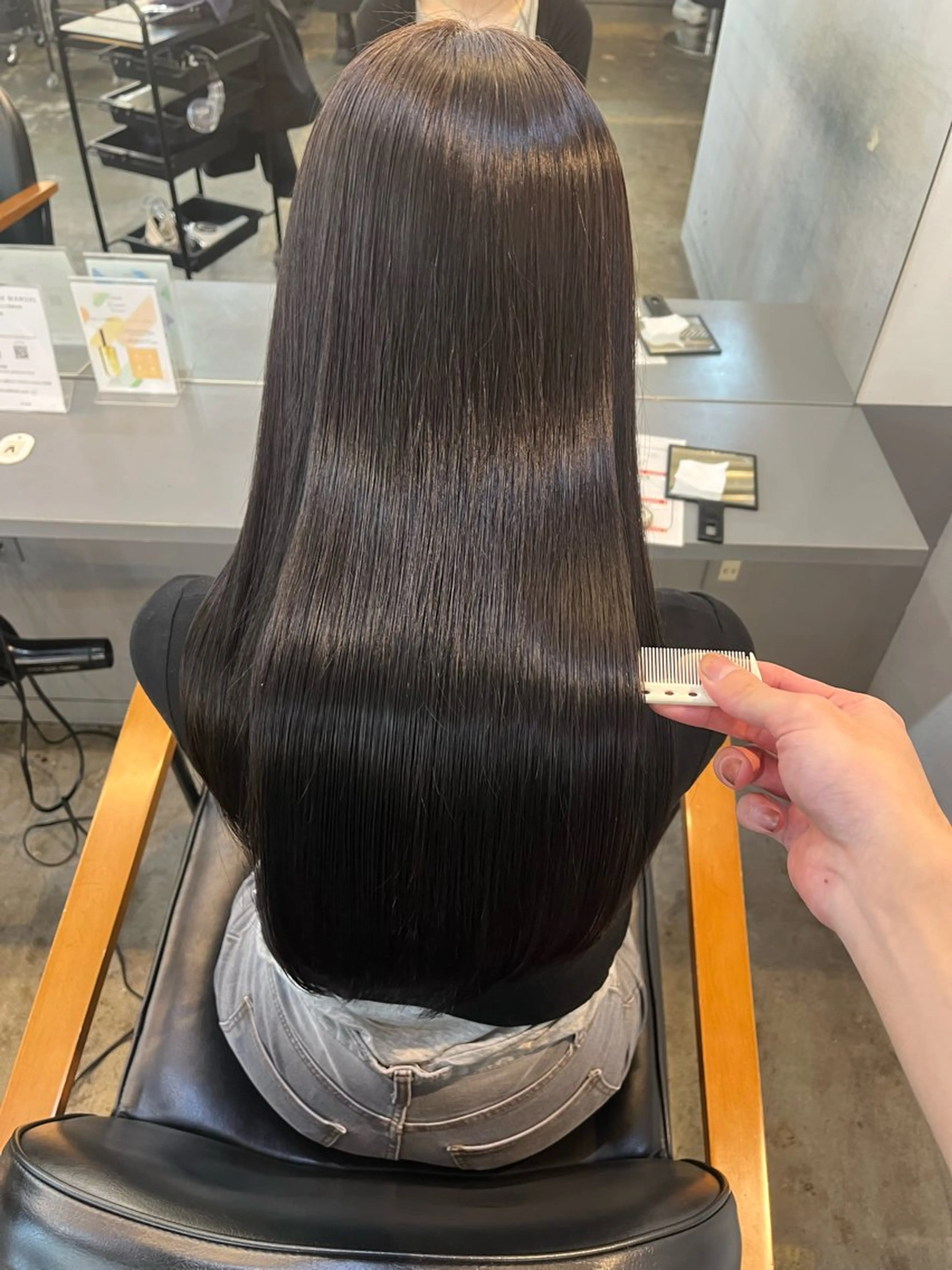 ロング 髪質改善/縮毛矯正/ TAISHIのヘアスタイル