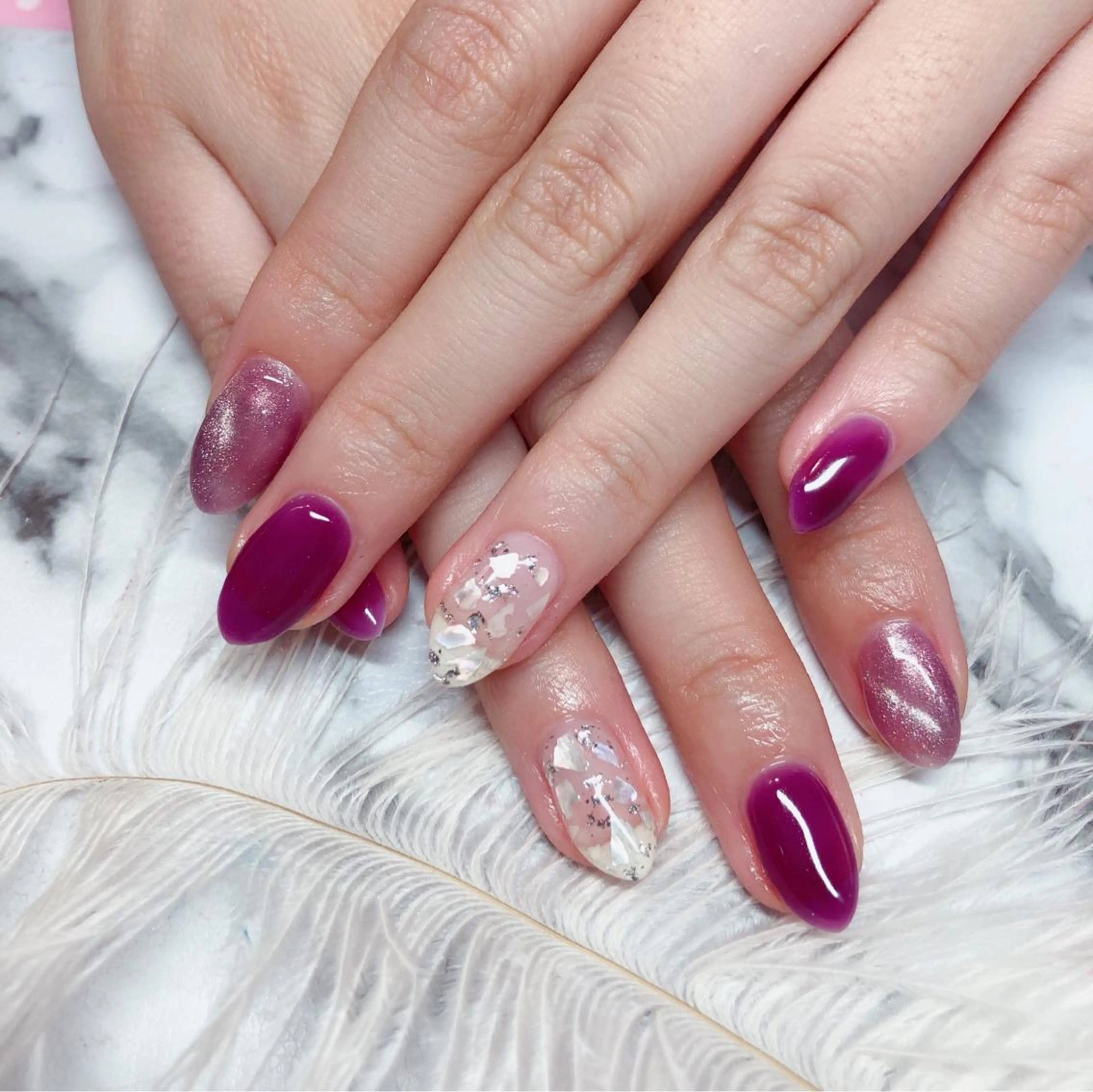 ネイル ハンドネイル マジックミラー所属・マジック ミラーのネイルデザイン