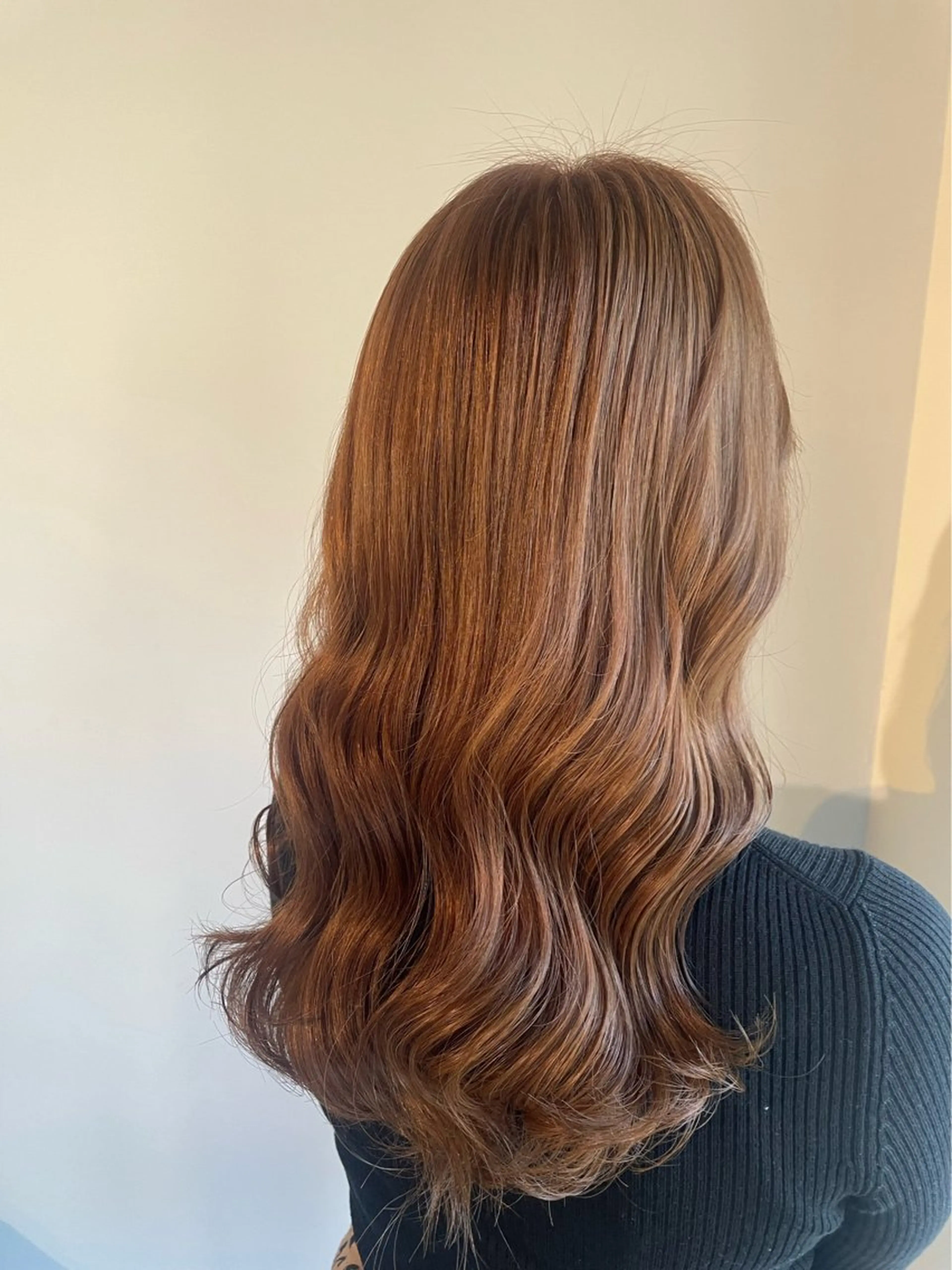 ミディアム 最新ケアカラー 髪質改善YUTOのヘアスタイル