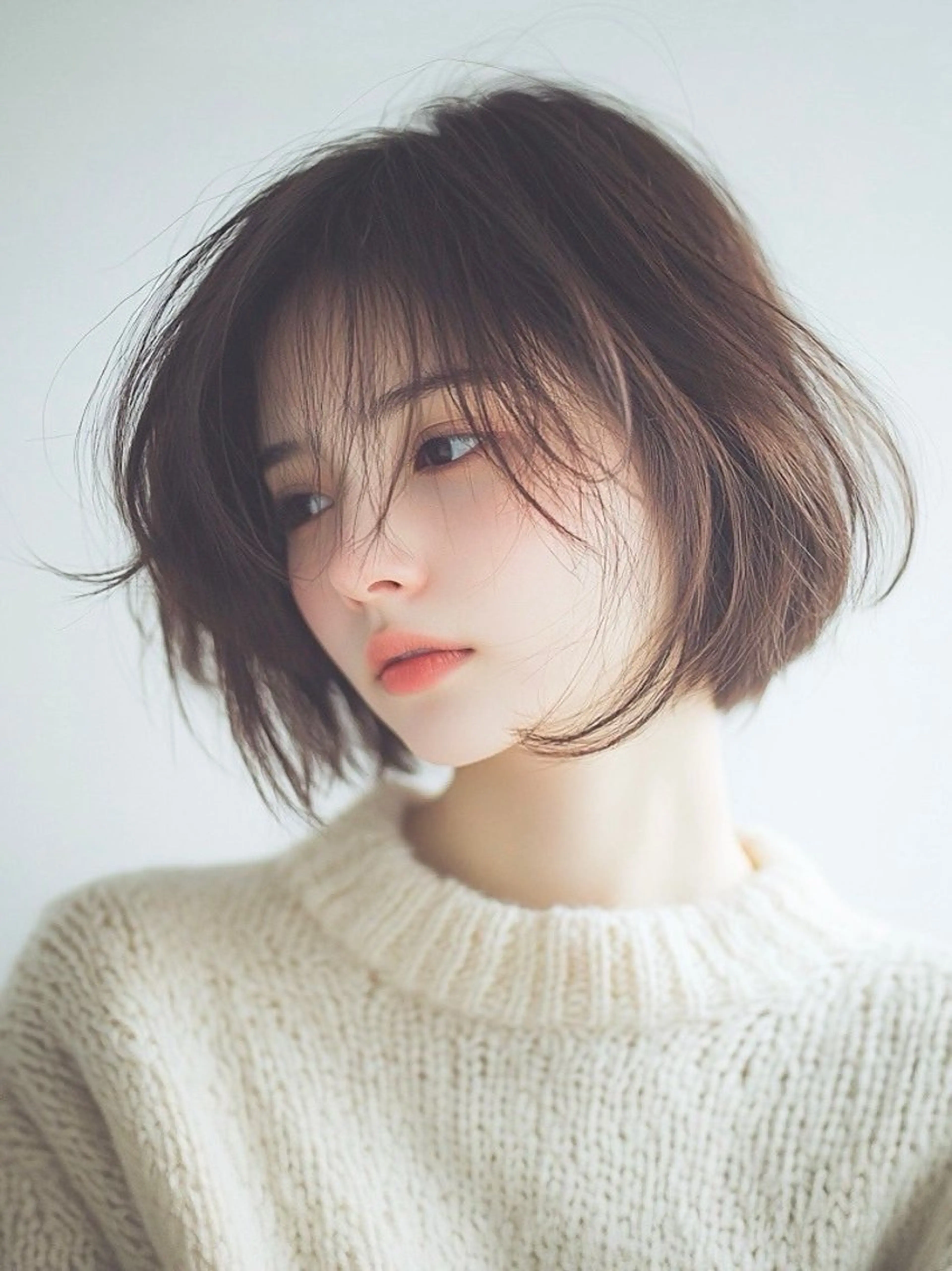 ミディアム 大人ショート/鎌倉/ カット/edA.菫のヘアスタイル