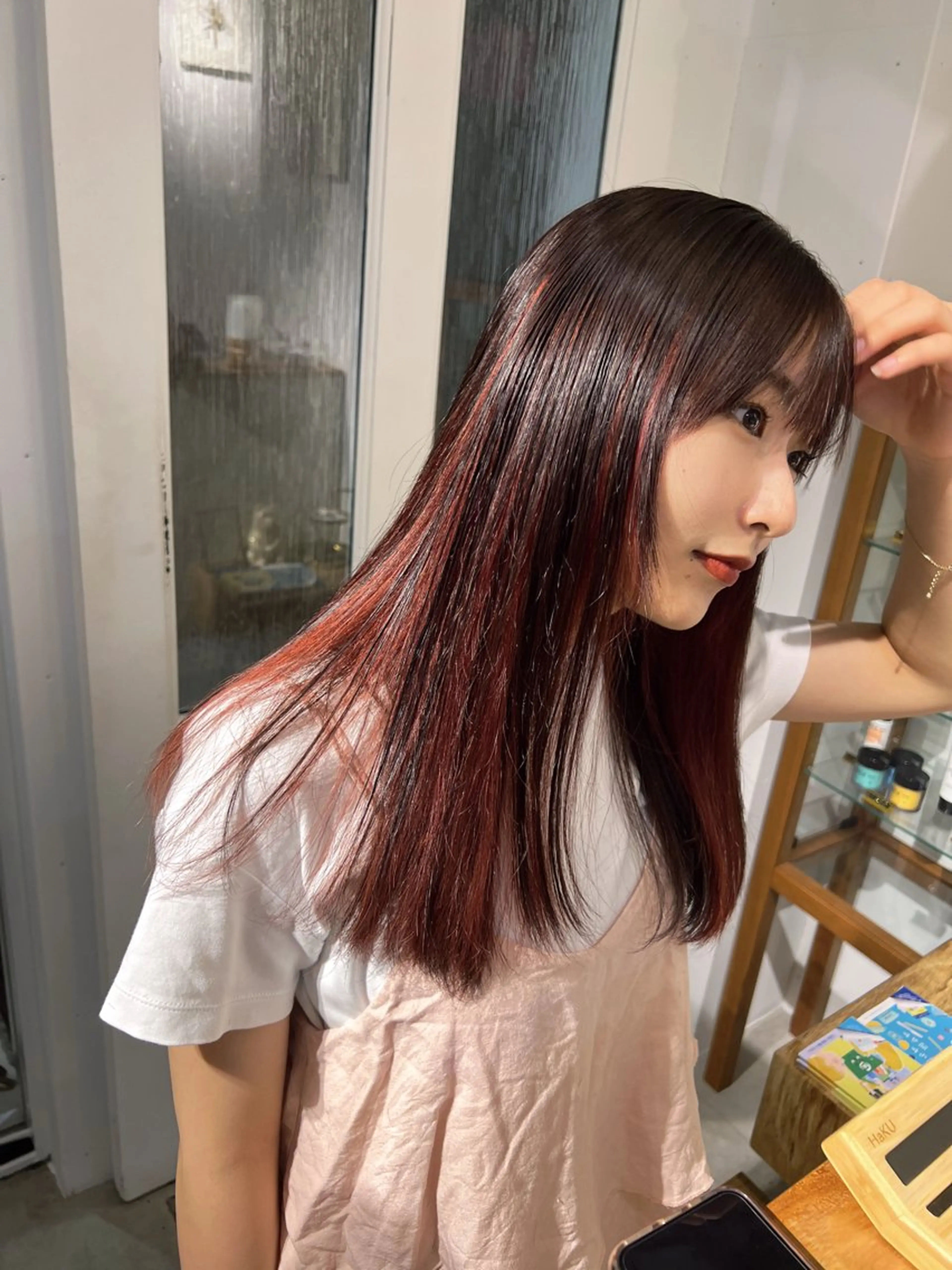 ロング rina/似合わせ/ 艶髪カラー/髪質改善のヘアスタイル