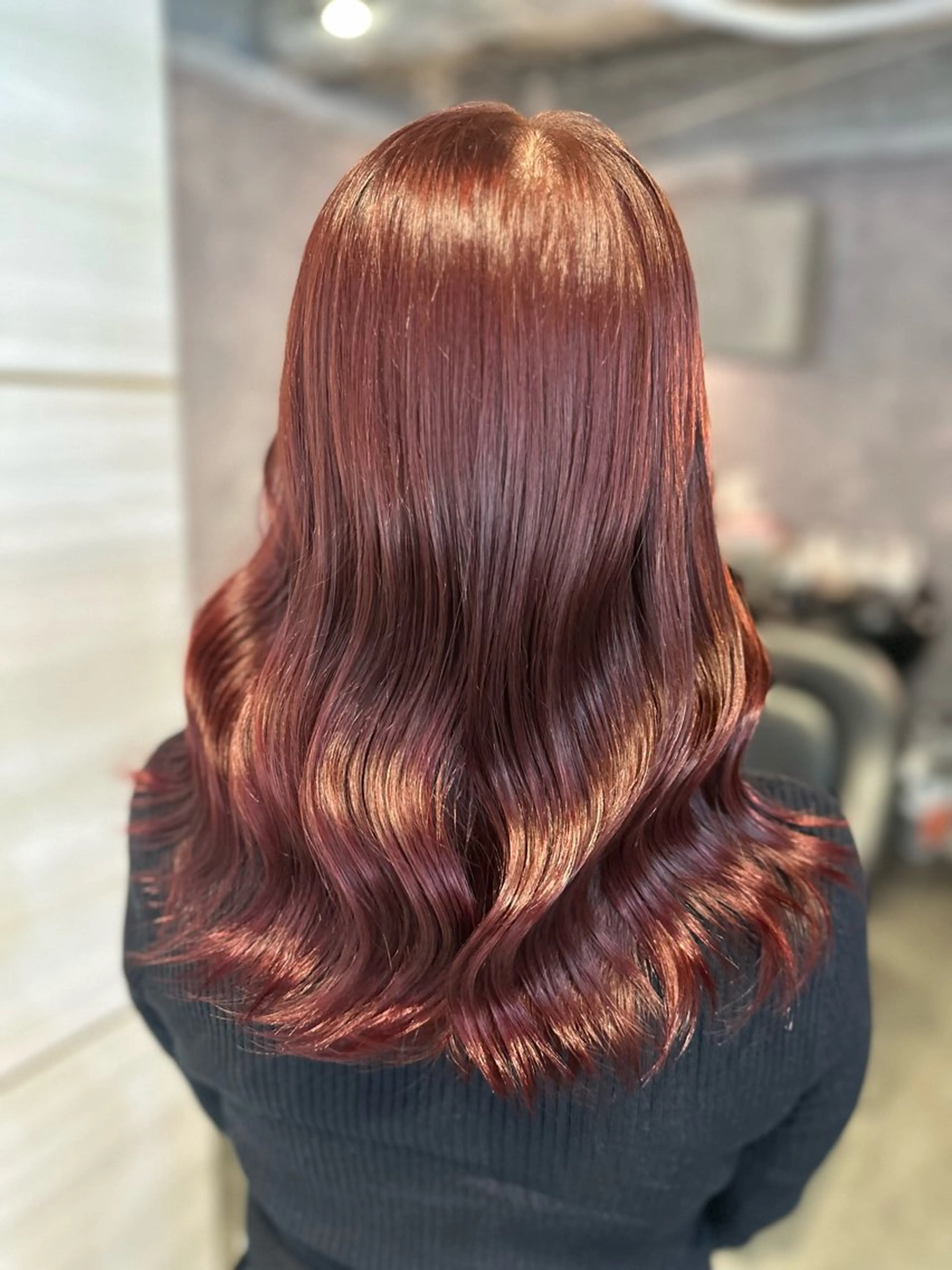 セミロング カラー Hina🐣 elubylovisのヘアスタイル