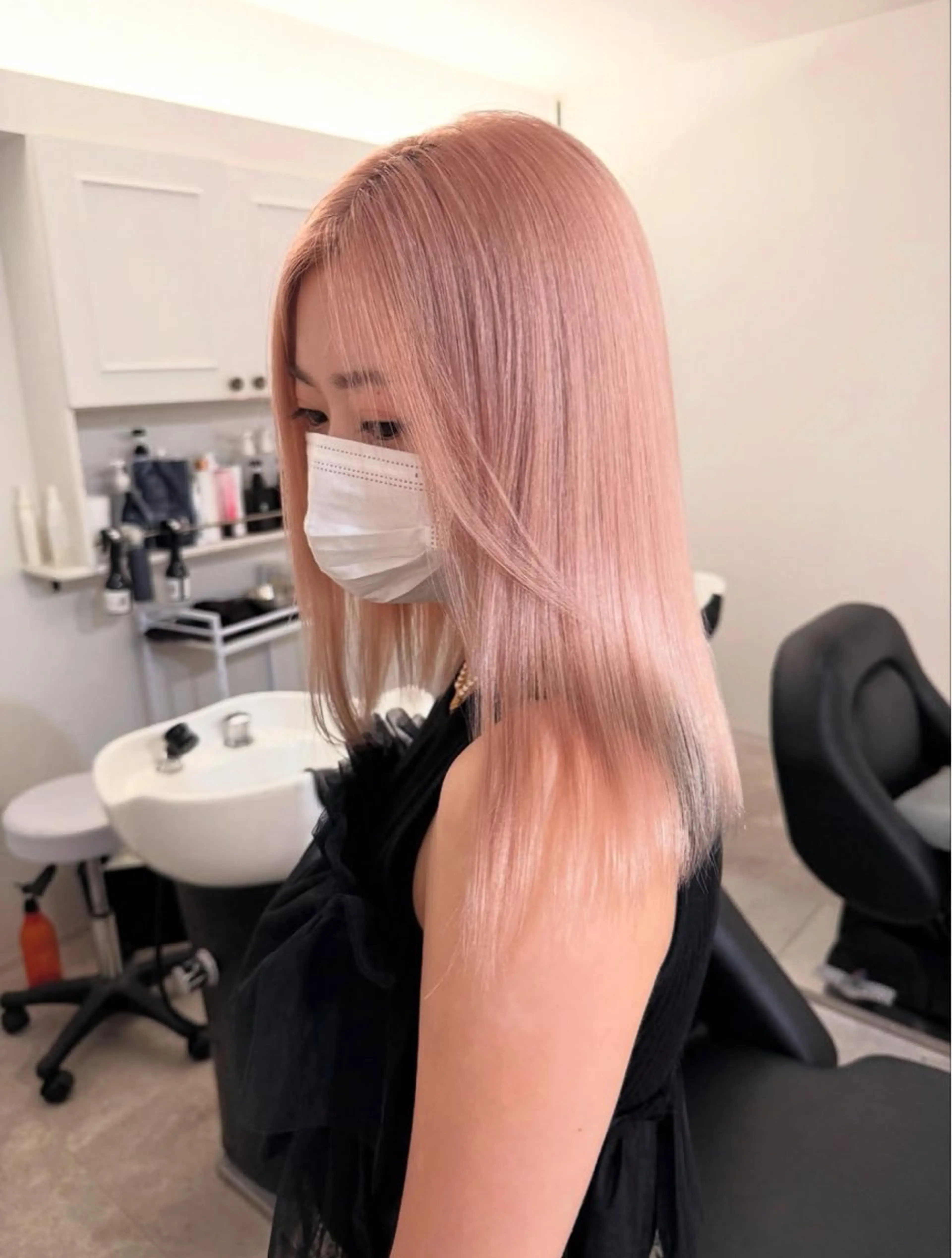 【練習モデル】ケアブリーチ２回＋ワンカラー✨️の写真