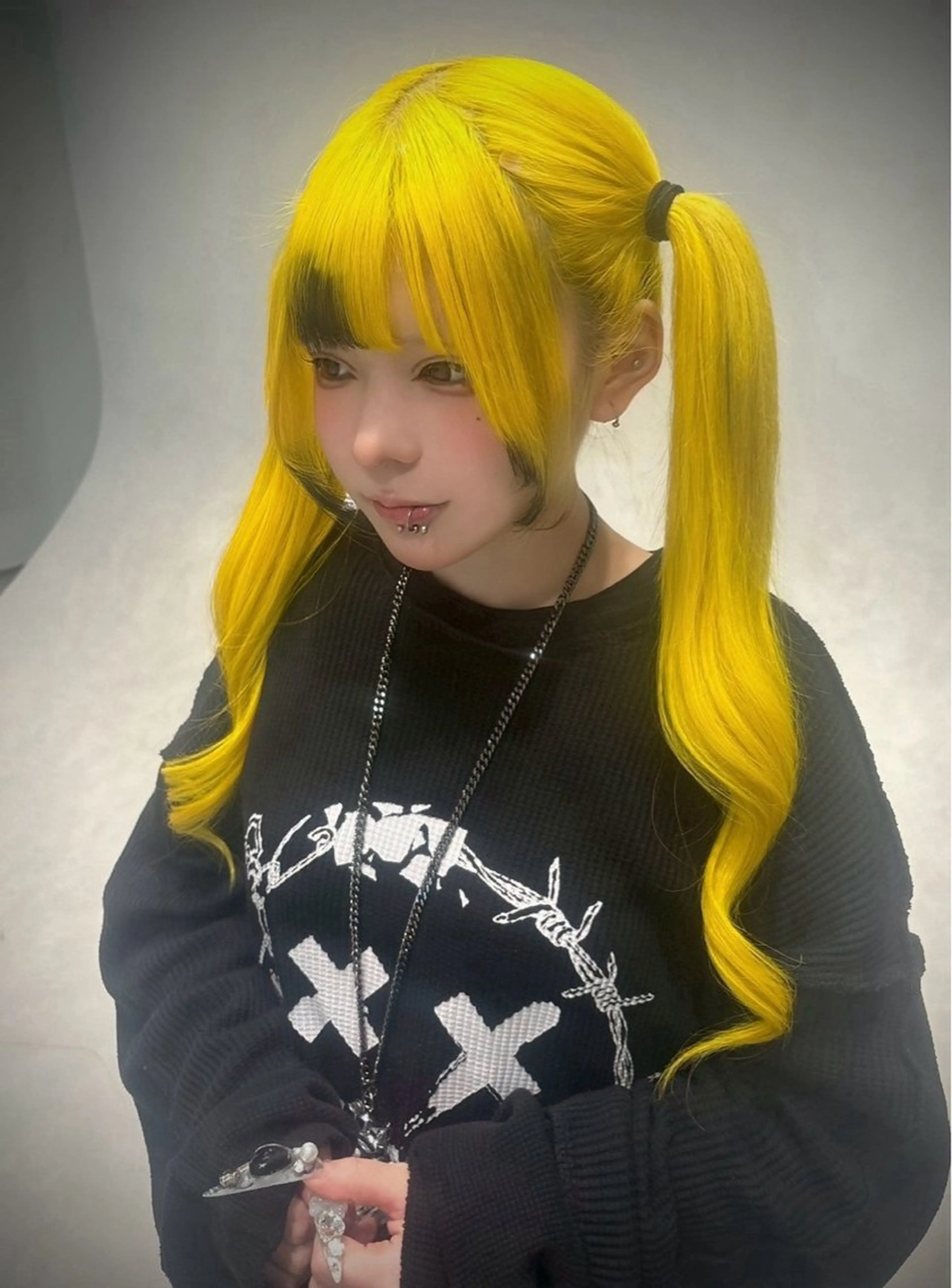 ロング カラー イエローカラー ヘアカラー トリートメント L studio【エルスタジオ】所属・元地雷系美容師🫶 RYUSEI🐈‍⬛のヘアスタイル