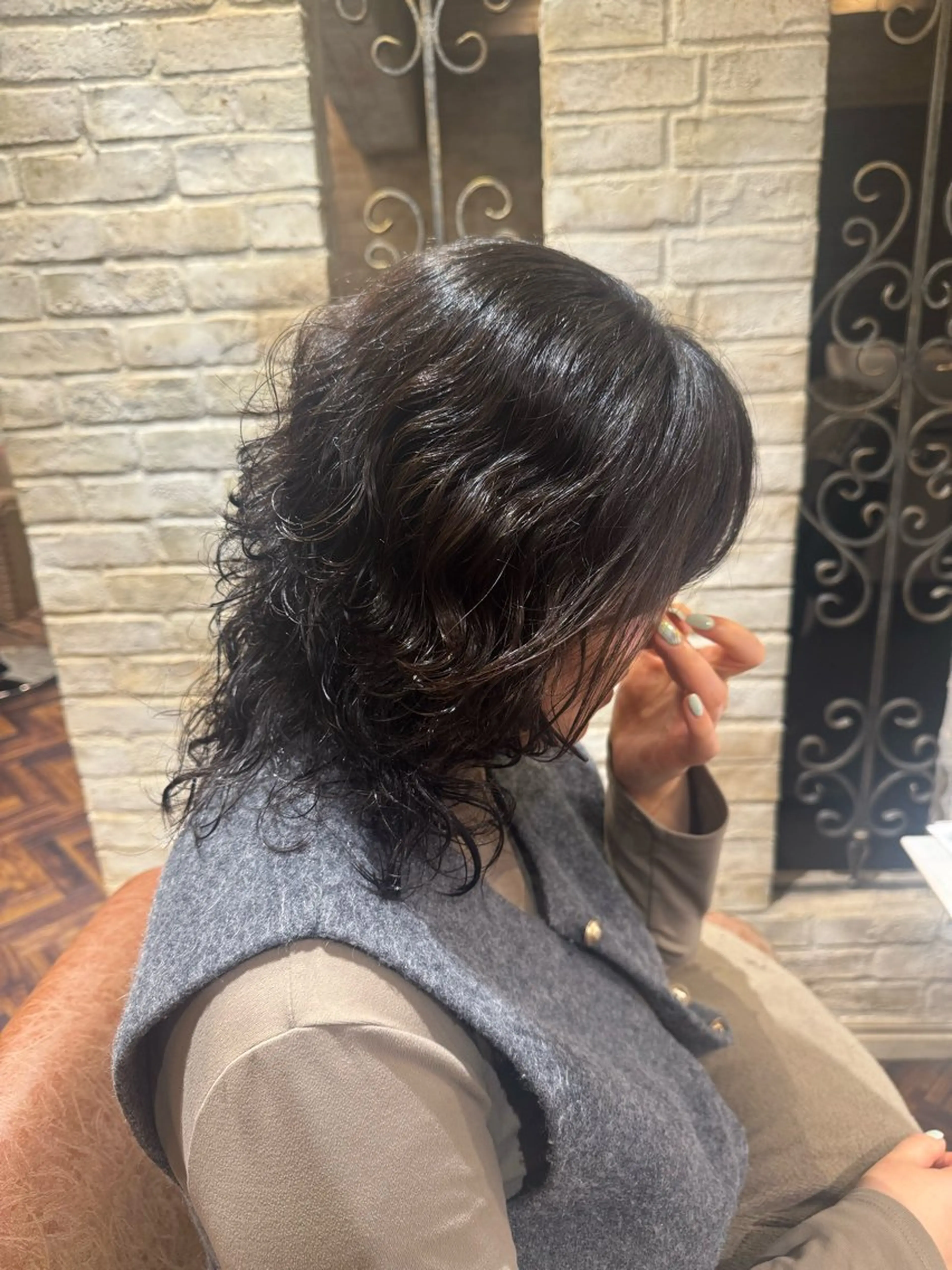 パーマ ウルフカット カット パーマ Y U K Iのヘアスタイル