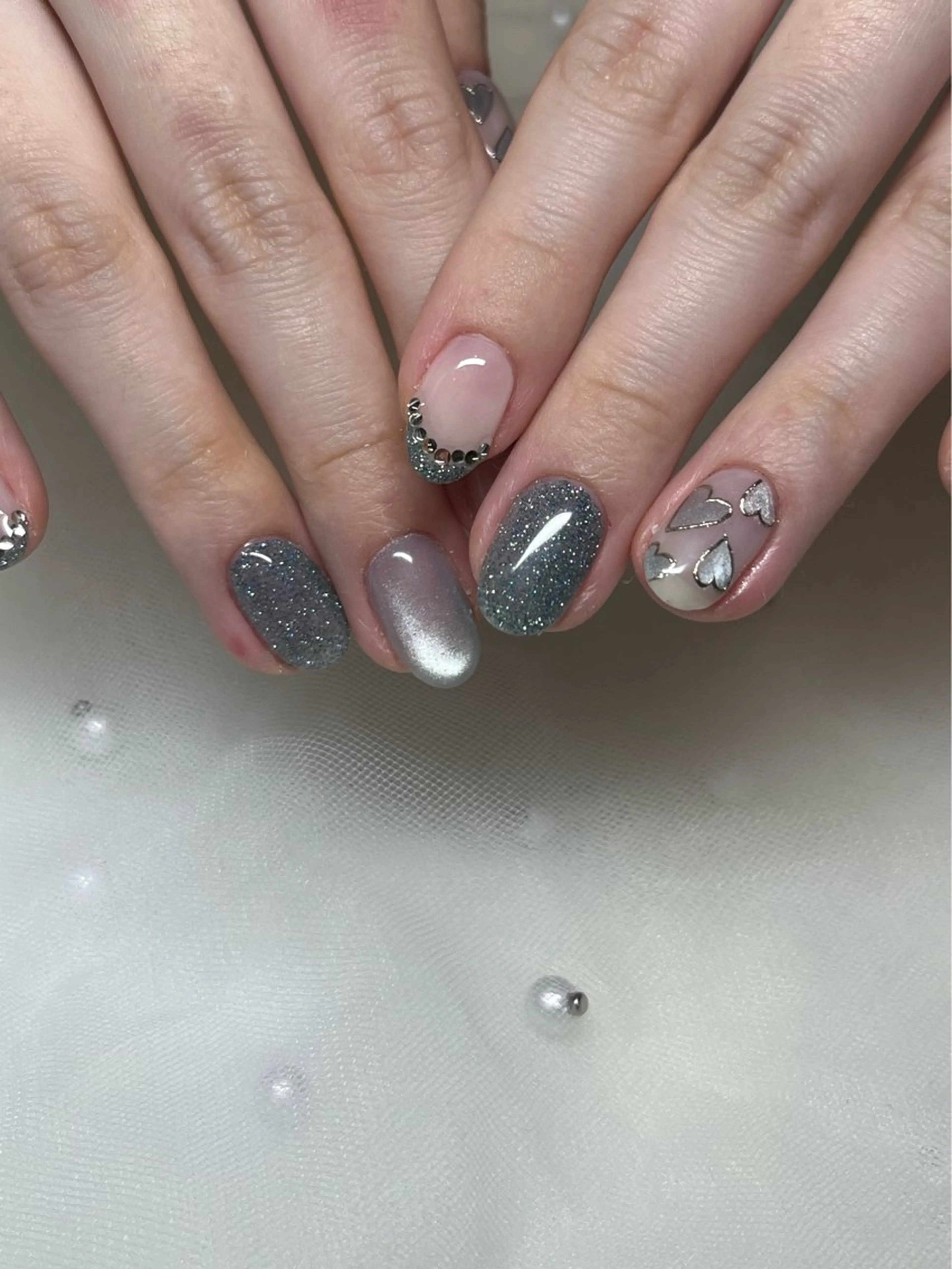 ネイル ハンドネイル 7nail所属・なんば7nail YUZUHAのネイルデザイン