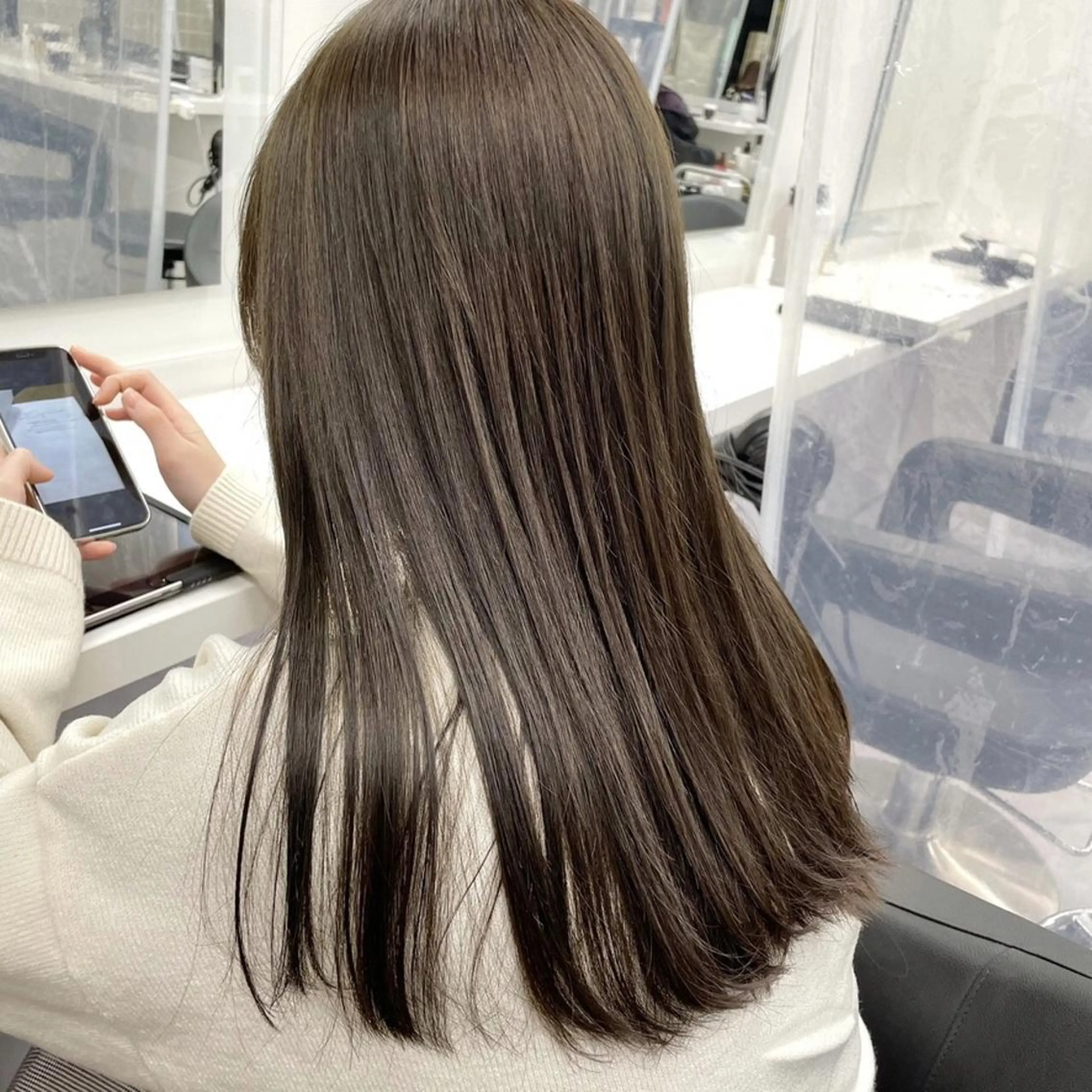 カラー *🧸透け感カラー 🍪福岡🧸のヘアスタイル